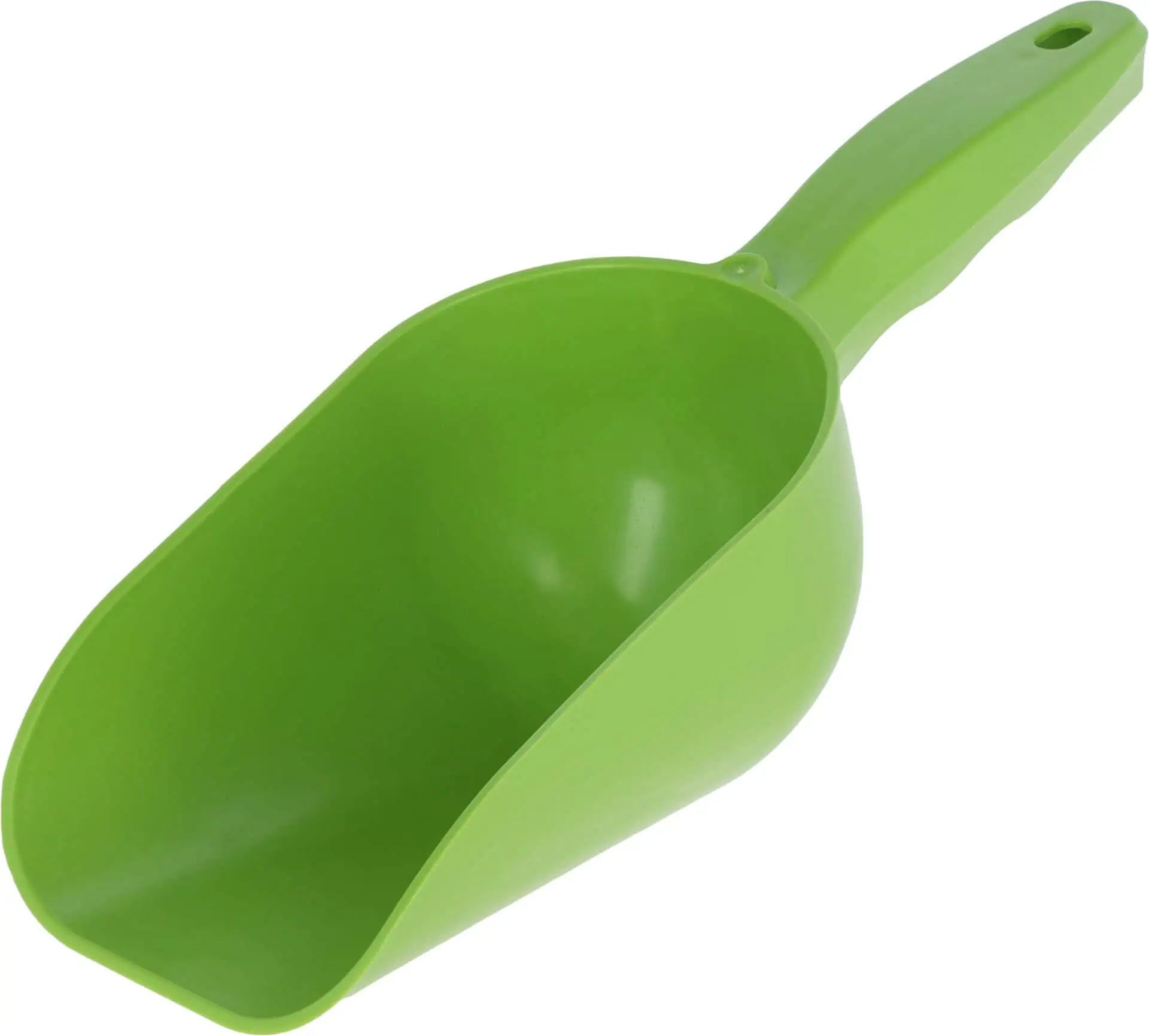 Lopată hrană Kerbl din plastic, rezistentă la rupere, verde