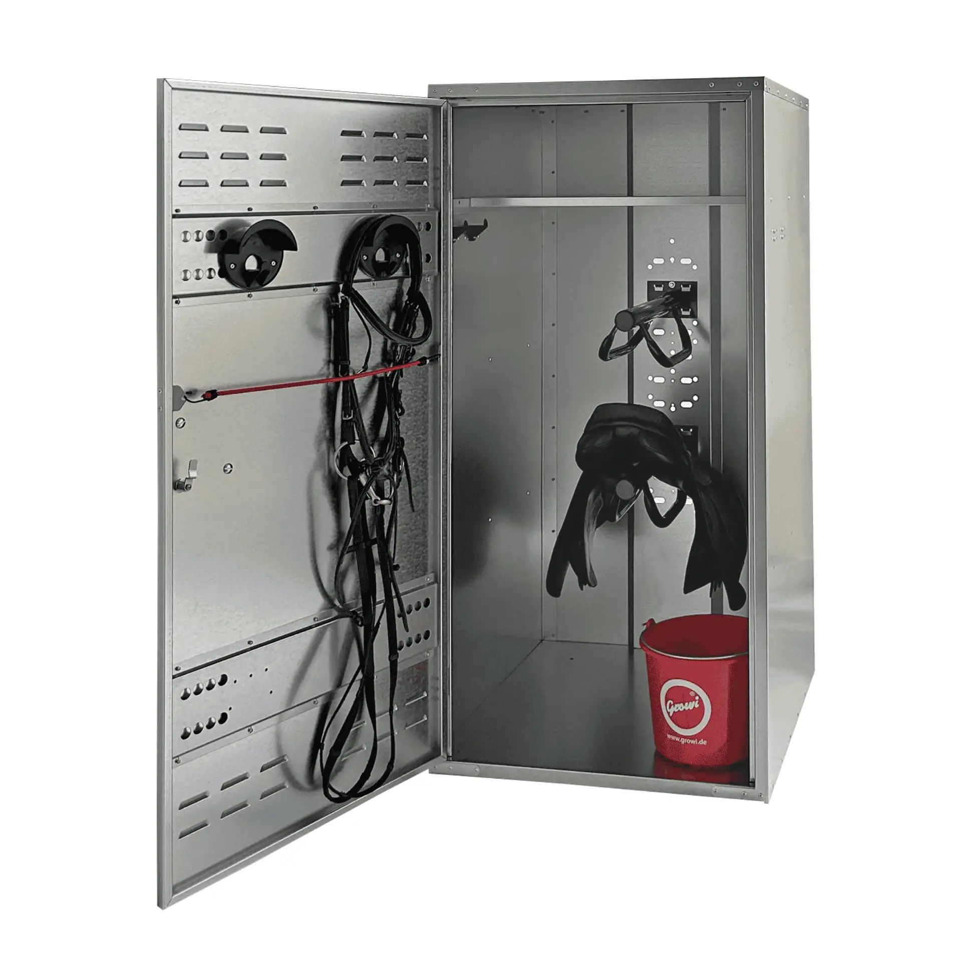 Growi Sattelschrank Englisch 150x75x75 cm Vorhangschloss