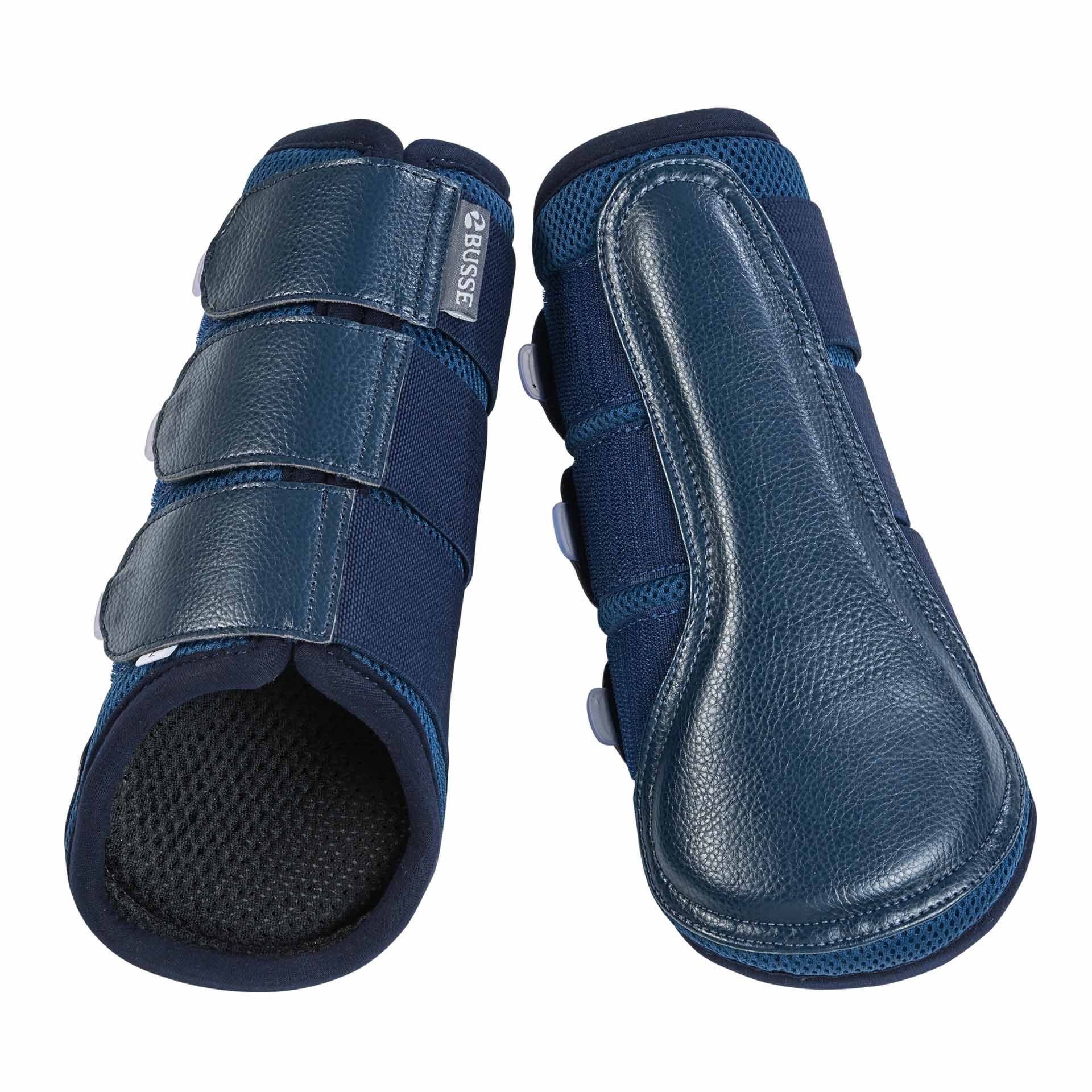 Guêtres BUSSE BREEZY, respirantes et légères pour chevaux, bleu marine/XL