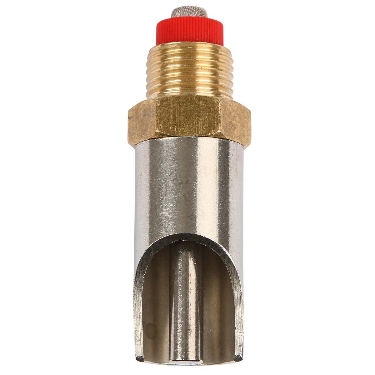 Kerbl Mamelon à mordre laiton/inox cône de pression fin pour porcs, 1/2"-3/4" I 72 x 8 mm