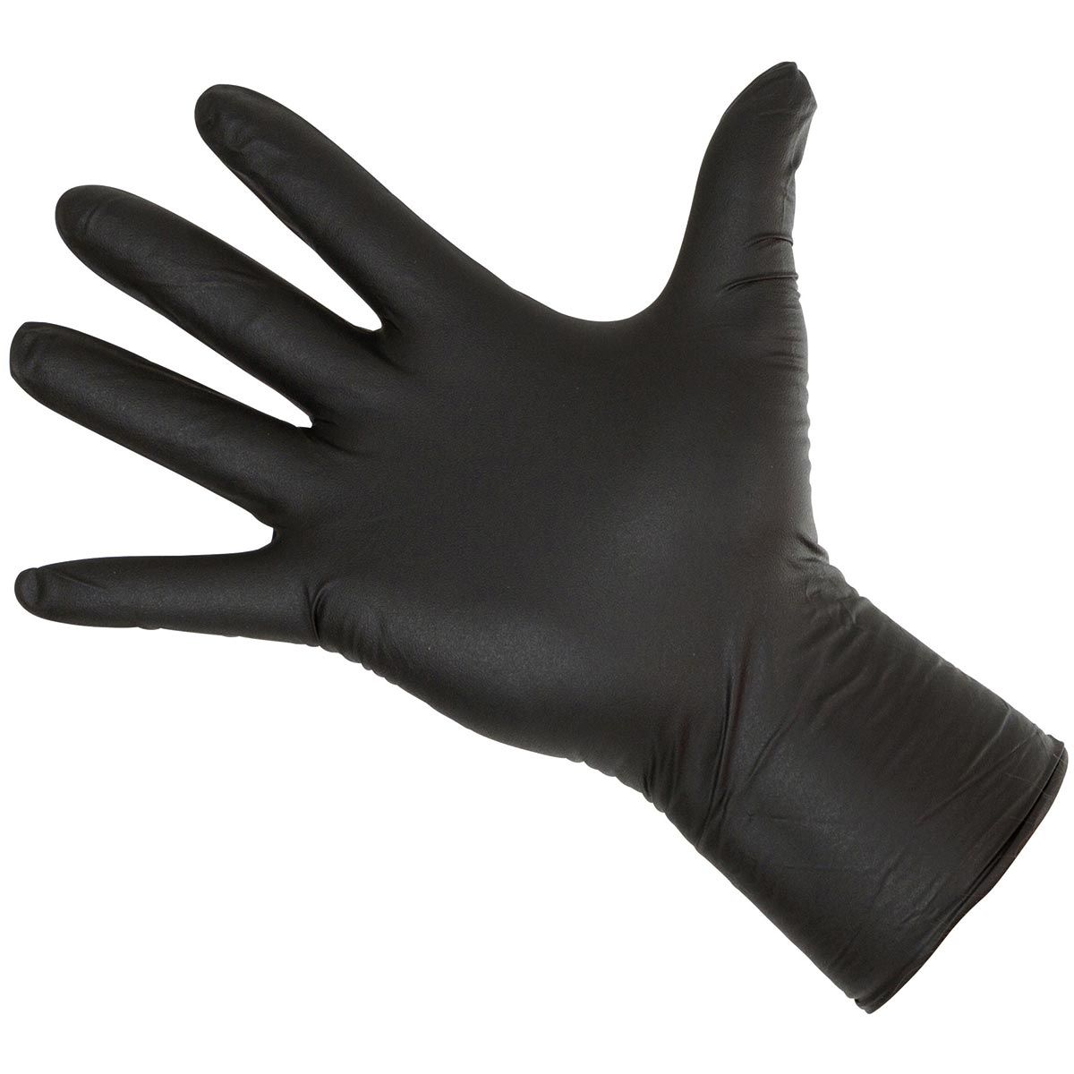 Gants jetables Nitrile Long Black