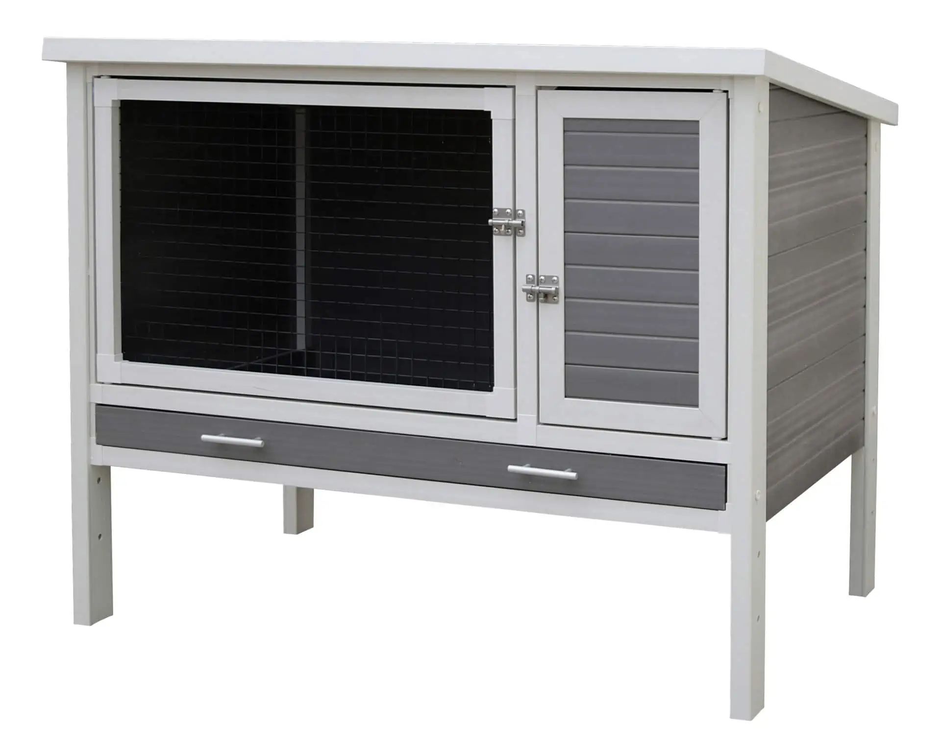 Kerbl ECO-Kunststoffstall Samy XL Kaninchenstall für Nager, 116x73x92 cm