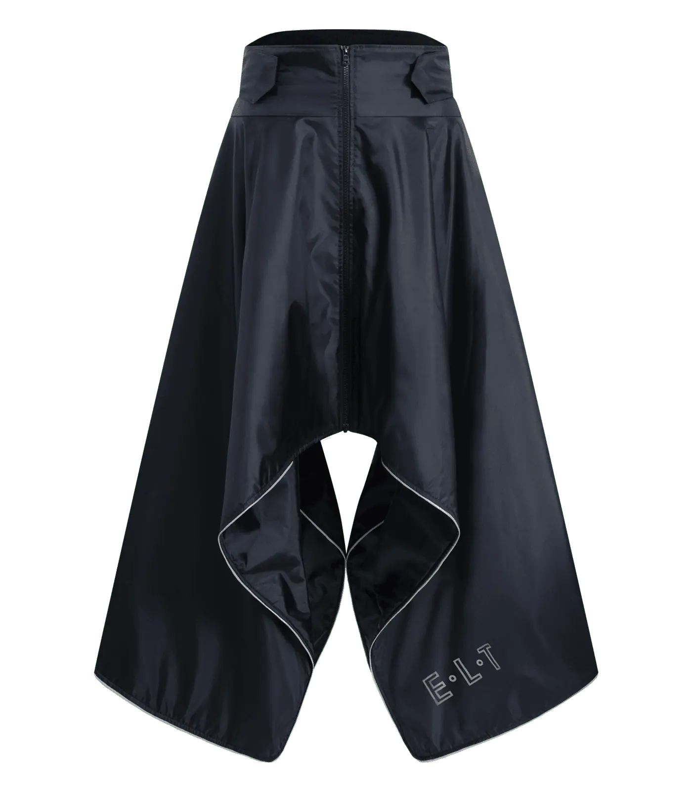 Jupe d'équitation ELT Lotta, déperlante, fermeture scratch et zip avant, bleu nuit 146-158