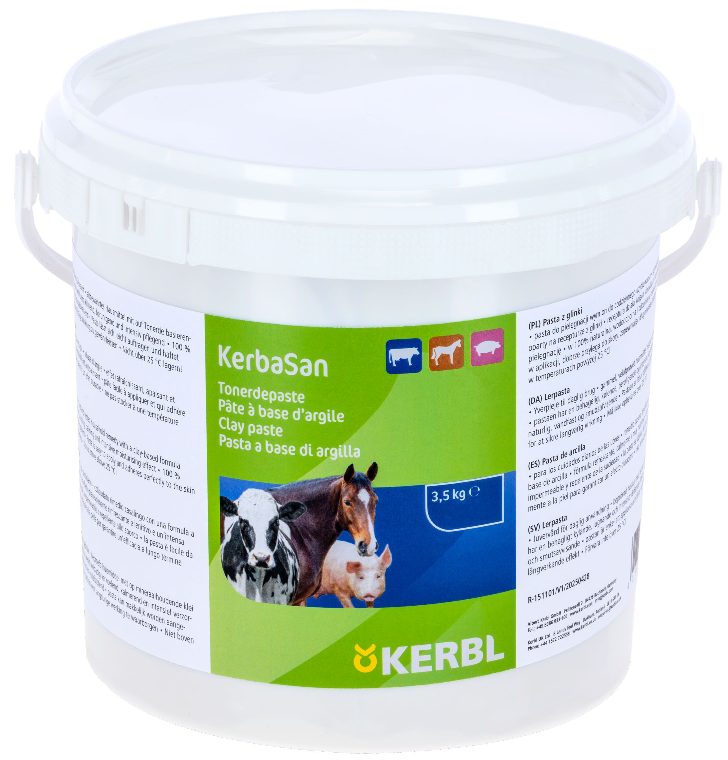 Kleespaste, KerbaSan, Tonerdepaste, Tierfutter, 3,5 kg