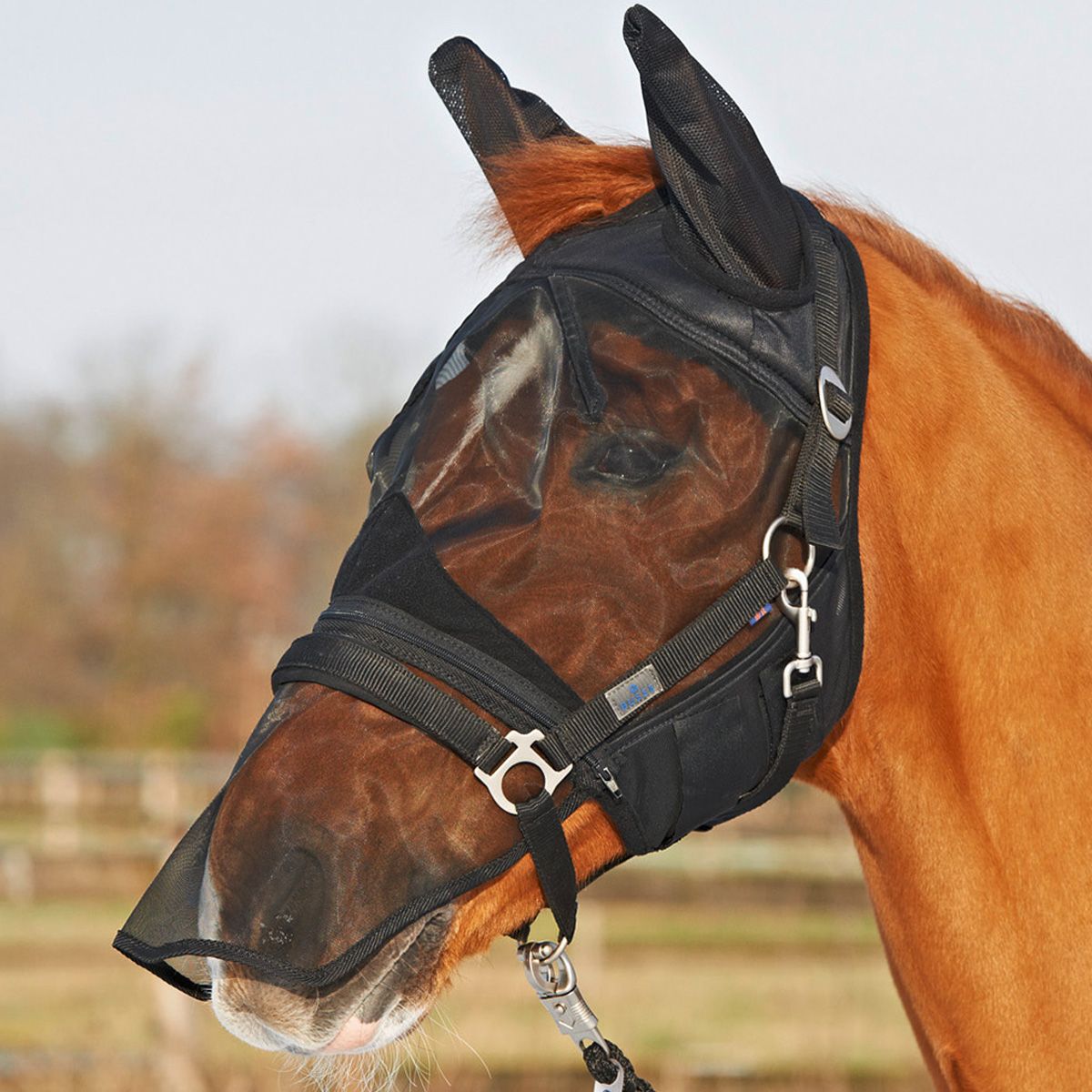 BUSSE Masque anti-mouches Fly Protector, protection complète cheval, X-Full