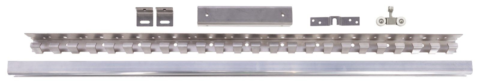 Kerbl Kit d'extension pour système de fixation coulissant, rideau PVC, 0,5 m, contenu de la livraison
