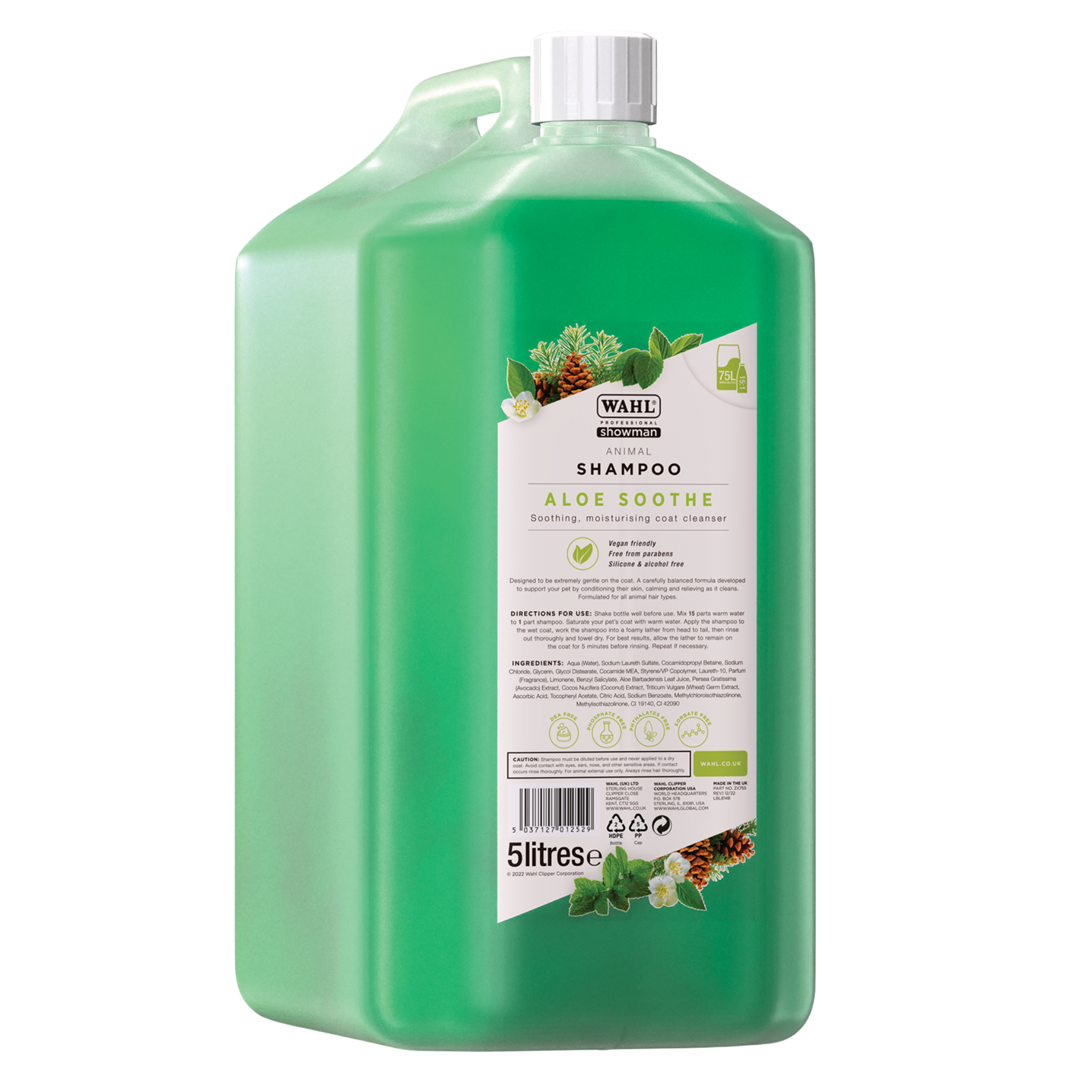 Wahl Aloe Soothe Shampooing concentré pour peaux sensibles, variantes de taille