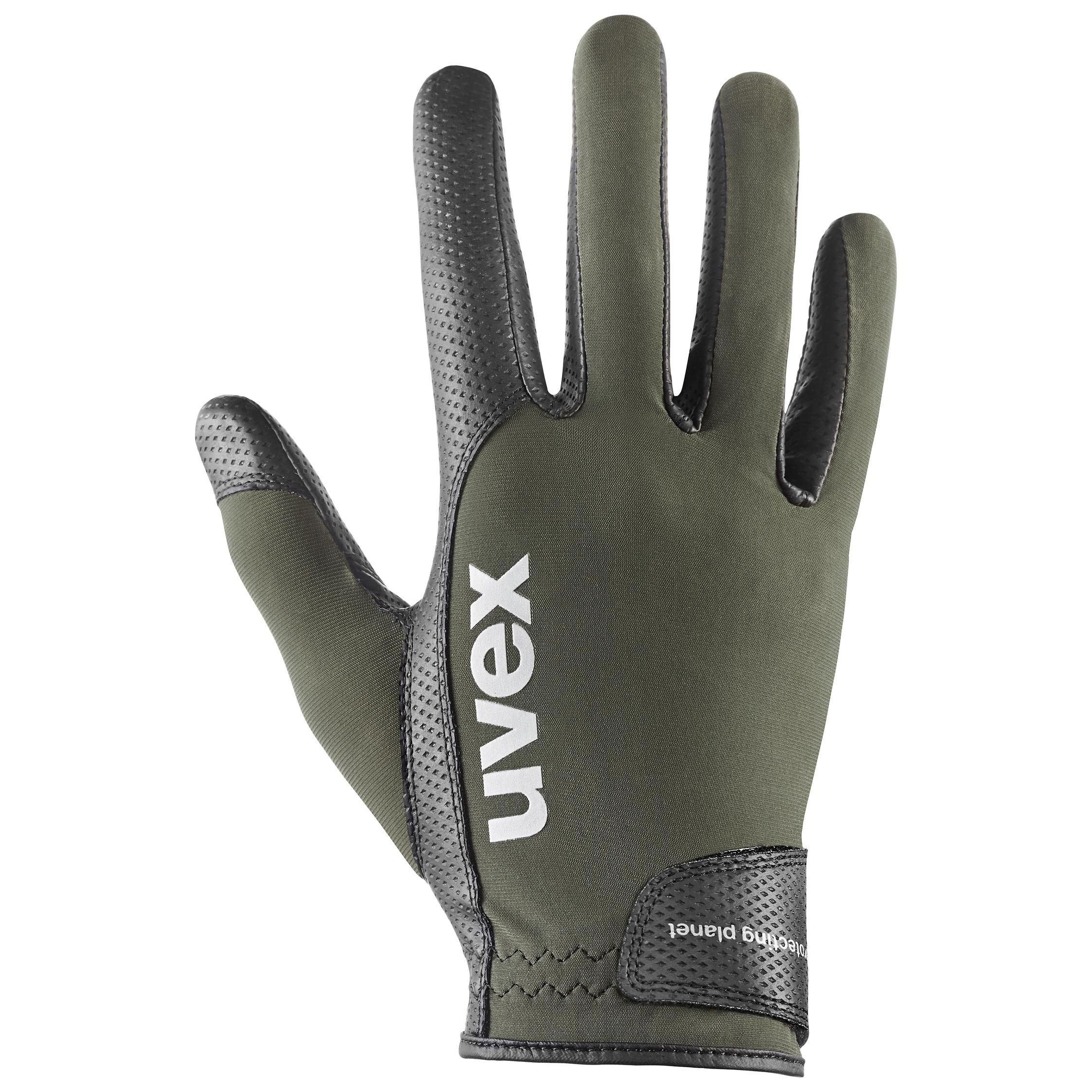 Gants d'équitation uvex vida planet black-olive 7
