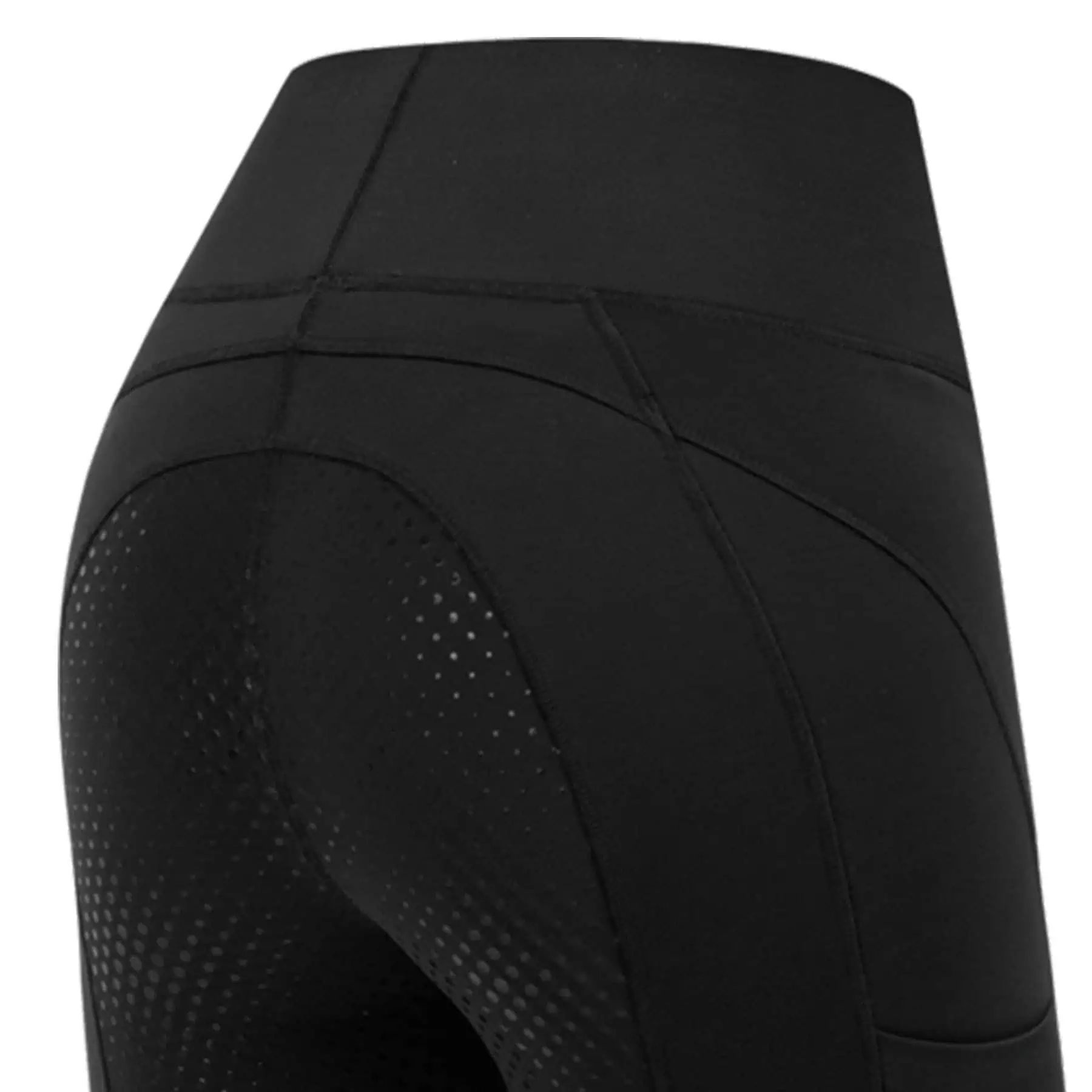 ELT Legging équitation Hanna Mesh taille haute fond intégral, noir 42
