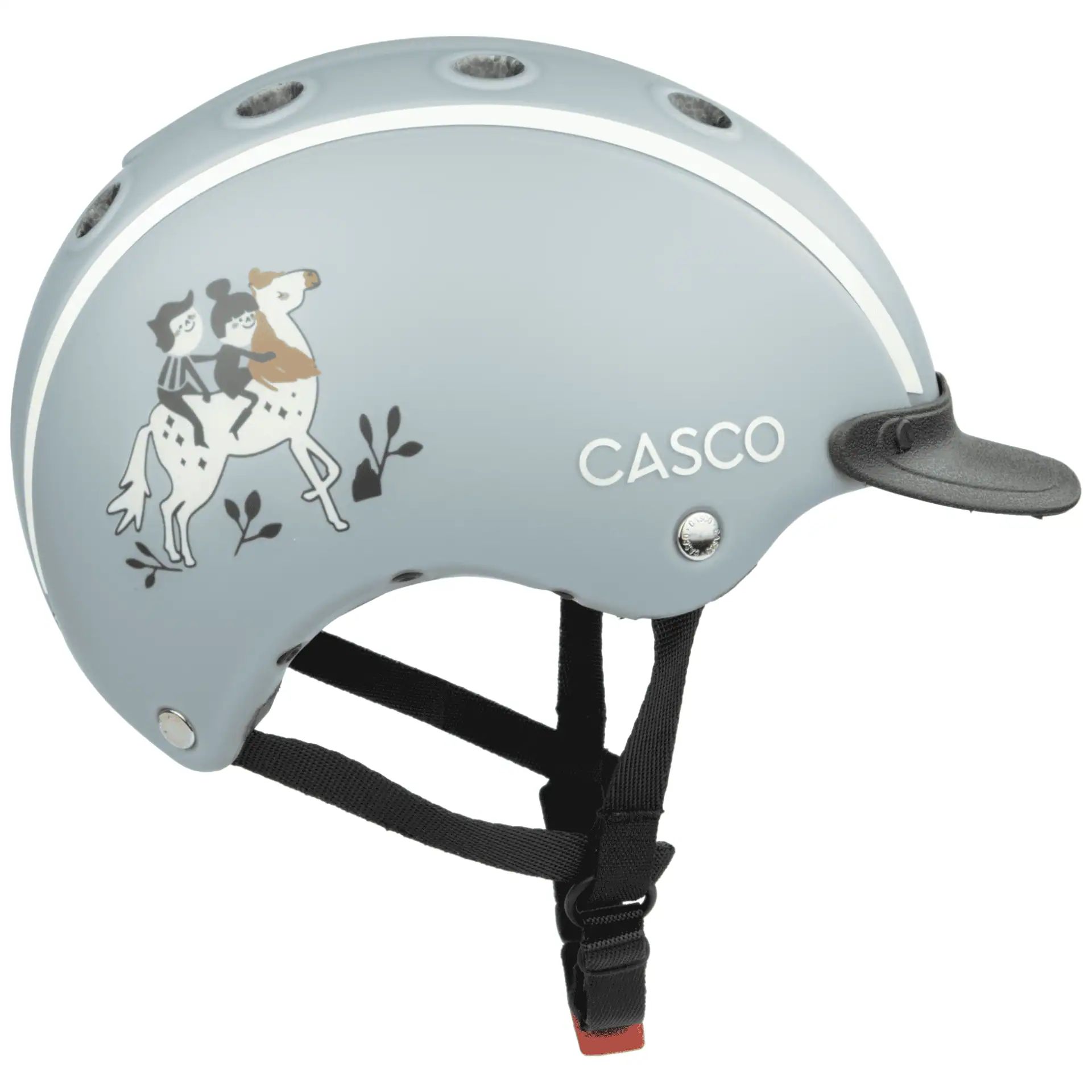 Casca de echitatie Casco Nori Iconic, casca copii cu protectie ceafa, Tail of Trails S