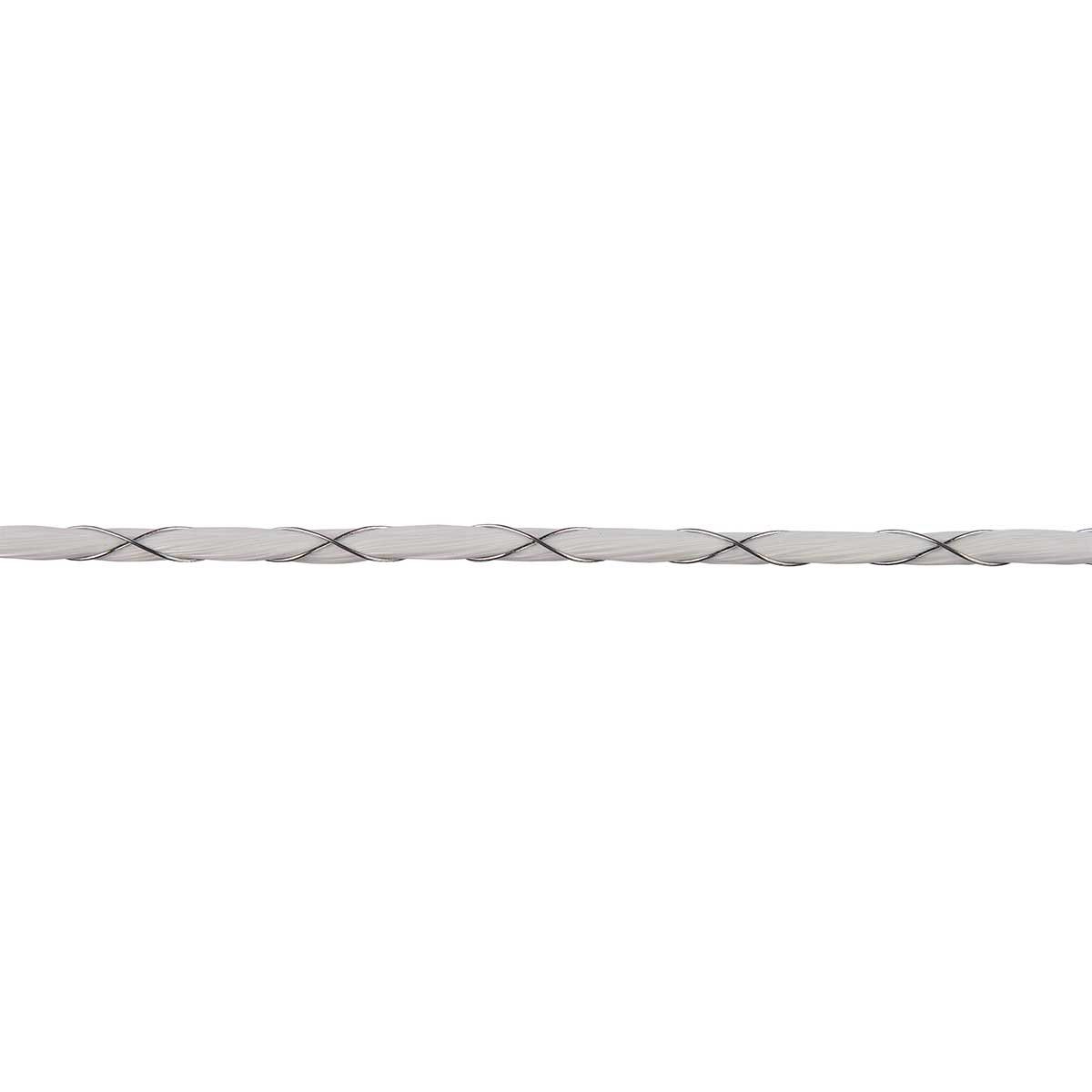 AKO Weidezaunseil EconomyLine kreuzgewickelt Ø 4mm, 2x0.50 FeZn, 200 m, Detailansicht