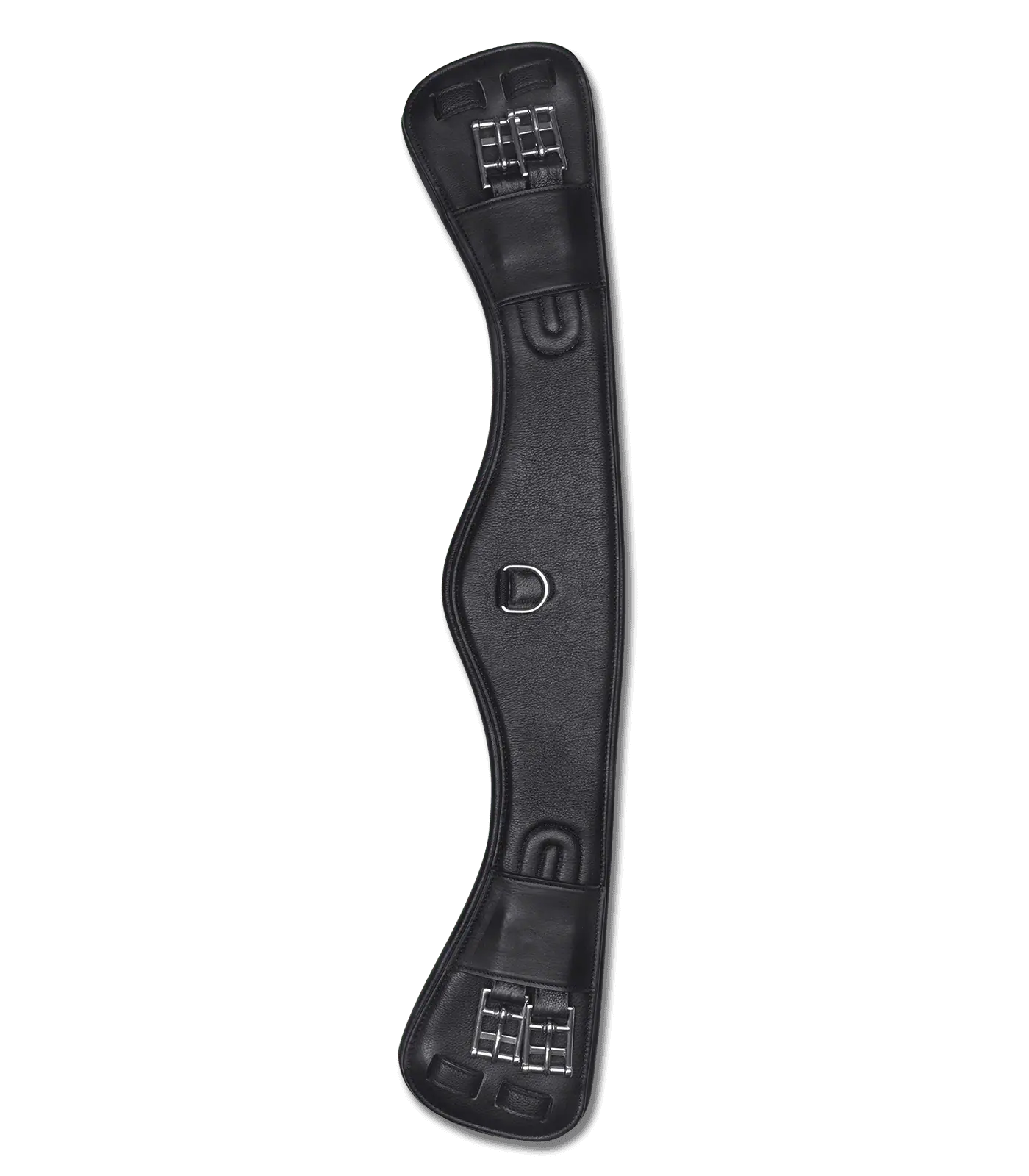 Waldhausen Curea scurtă din piele Contour cu inel 40 negru
