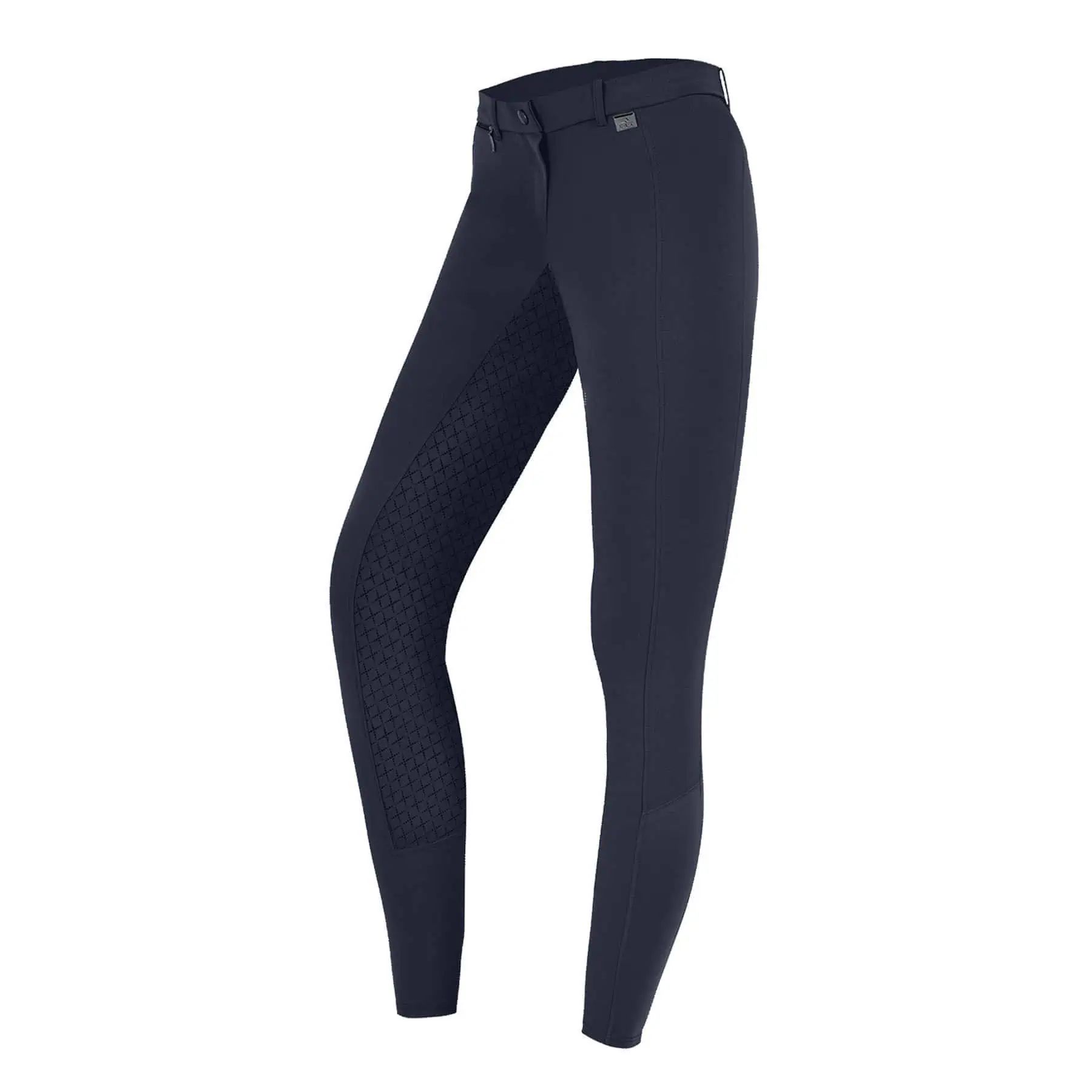 ELT Reithose Micro Sport Silikon, Vollbesatz für Damen & Kinder, nachtblau, 46