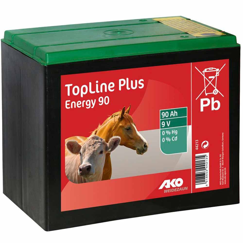 AKO Weidezaunbatterie 9V Zink-Kohle Trockenbatterie 55-130Ah, 90 Ah