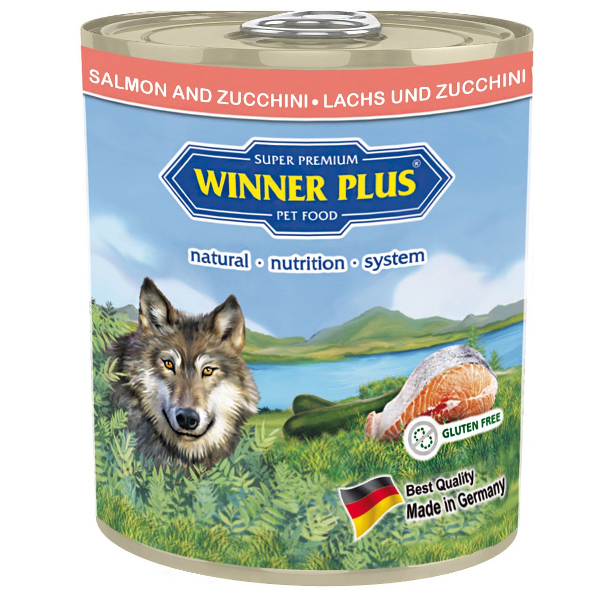 Winner Plus Super Premium saumon & courgettes 6 x 800 gr