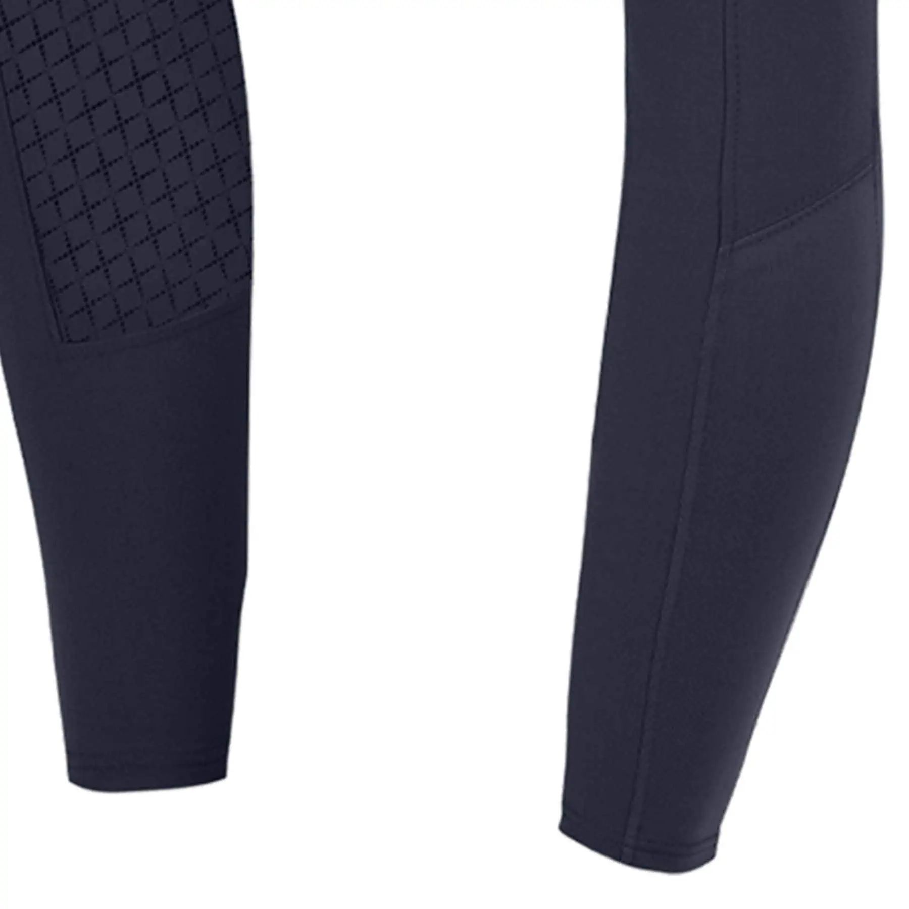 Pantalon d'équitation ELT Micro Sport Silicone Taille Haute, Fond Intégral, bleu nuit 140