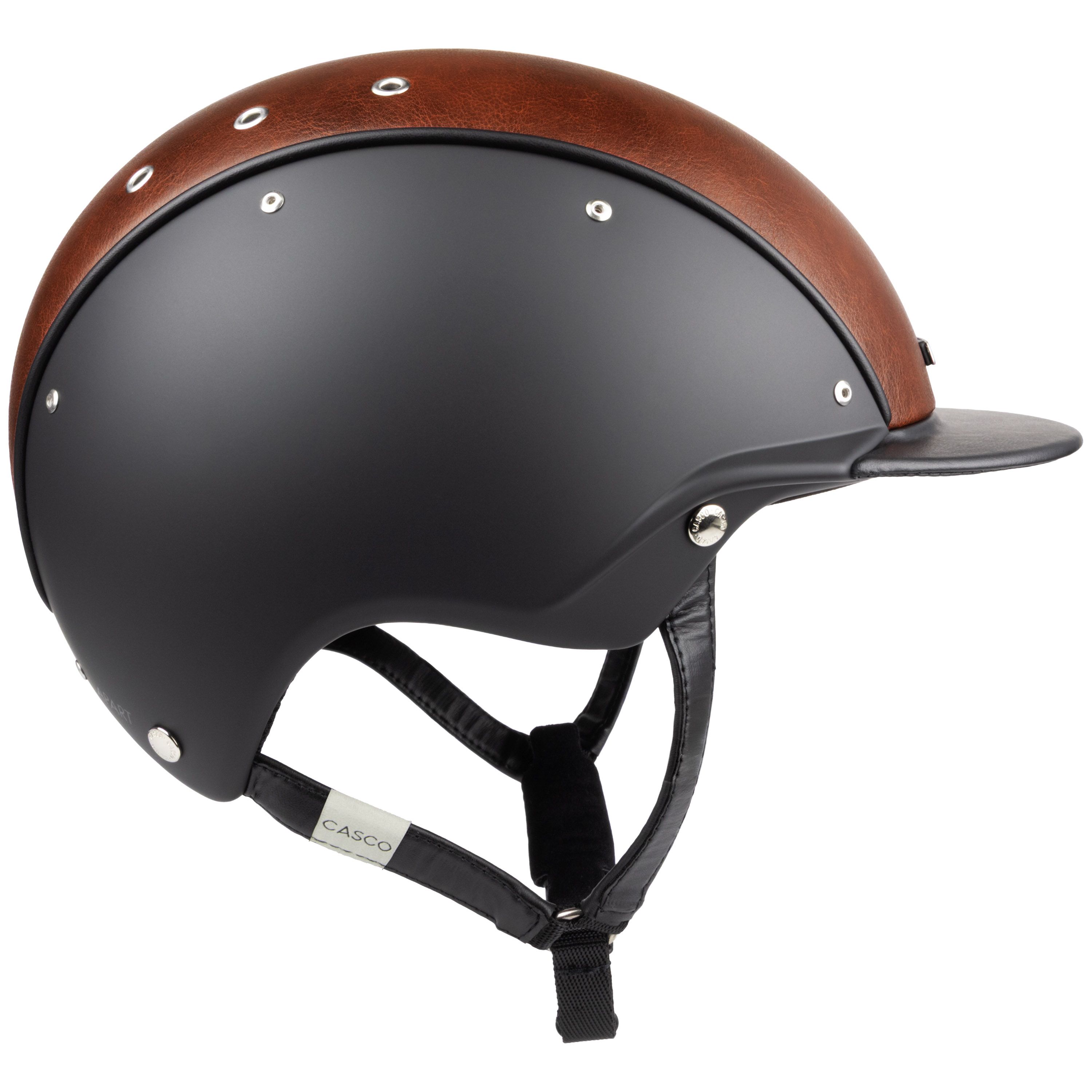 Casco APART Eden Mahogany casque d'équitation brun acajou, vue de côté