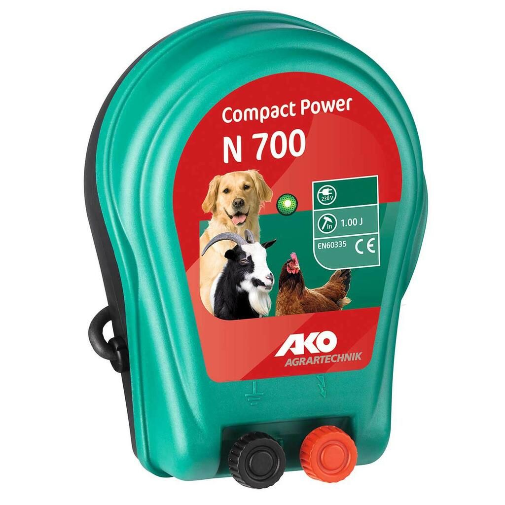 Agrarzone kit recinto per cani N700 230V, 1J, filo elettrico 250 m, giallo/arancione, vista frontale