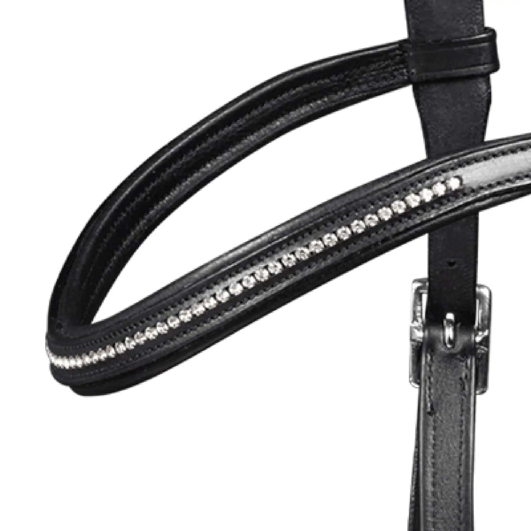Briglia Waldhausen X-Line senza imboccatura Supersoft Nuova, Cuoio, dettaglio