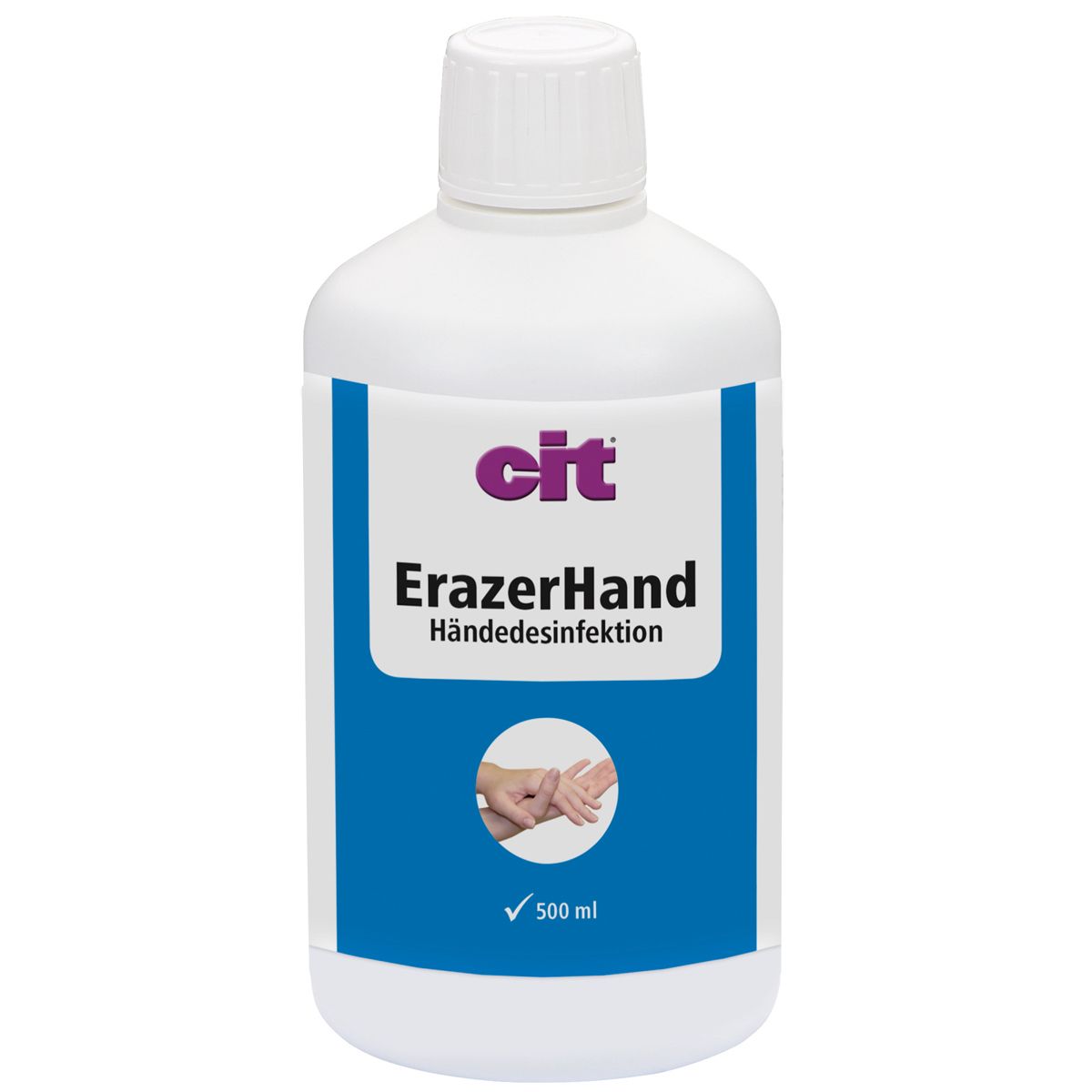 Cit Hand-Desinfektionsmittel Erazer, Verpackung