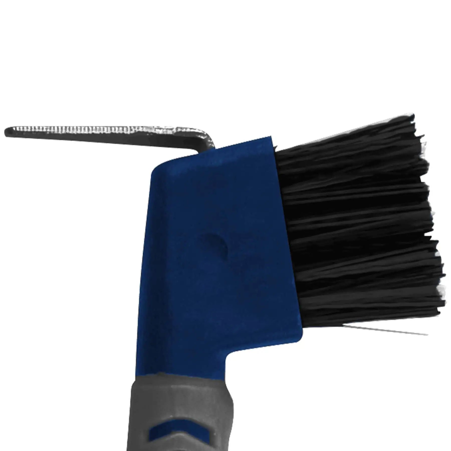 Waldhausen Grippy Pataszedő Kefével, Merev Sörtékkel, 16 cm, azúrkék/szürke