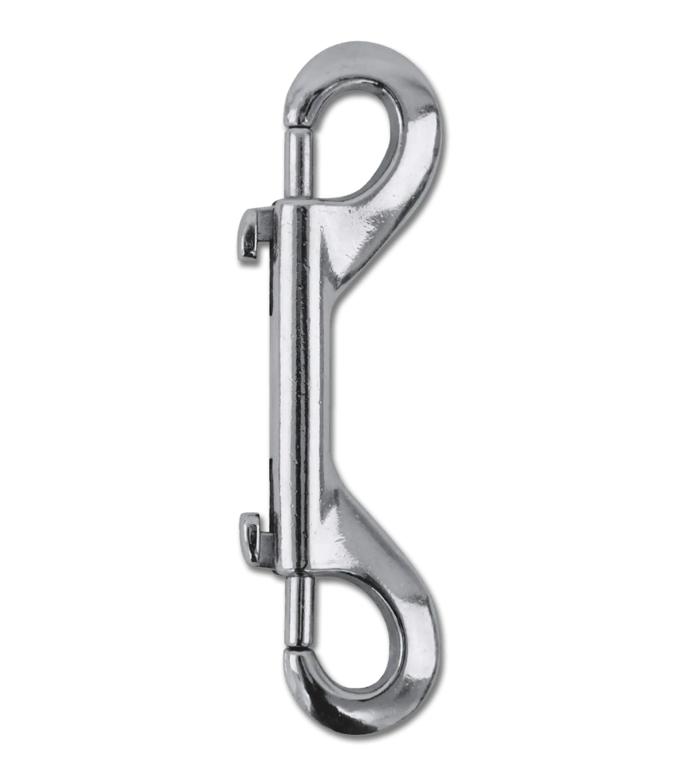 Mousqueton double Waldhausen en acier inoxydable, 11,5 cm