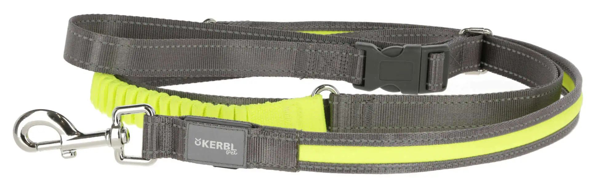 Kerbl Light & Reflex jogging póráz LED-del, 25 mm x 250 cm