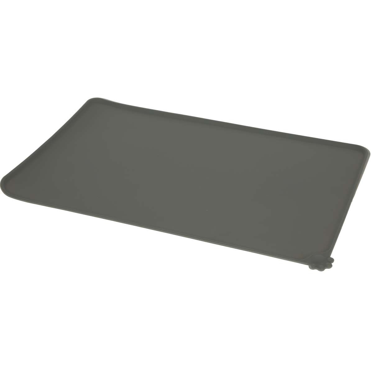 Kerbl Napfunterlage Silikon mit Rand, rutschfest, 47 x 29 cm, Draufsicht