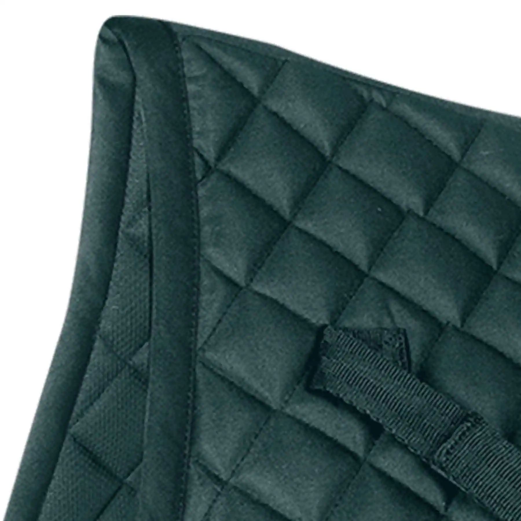 Chabraque Waldhausen Felix vert sapin, tapis de selle absorbant les chocs, Pony