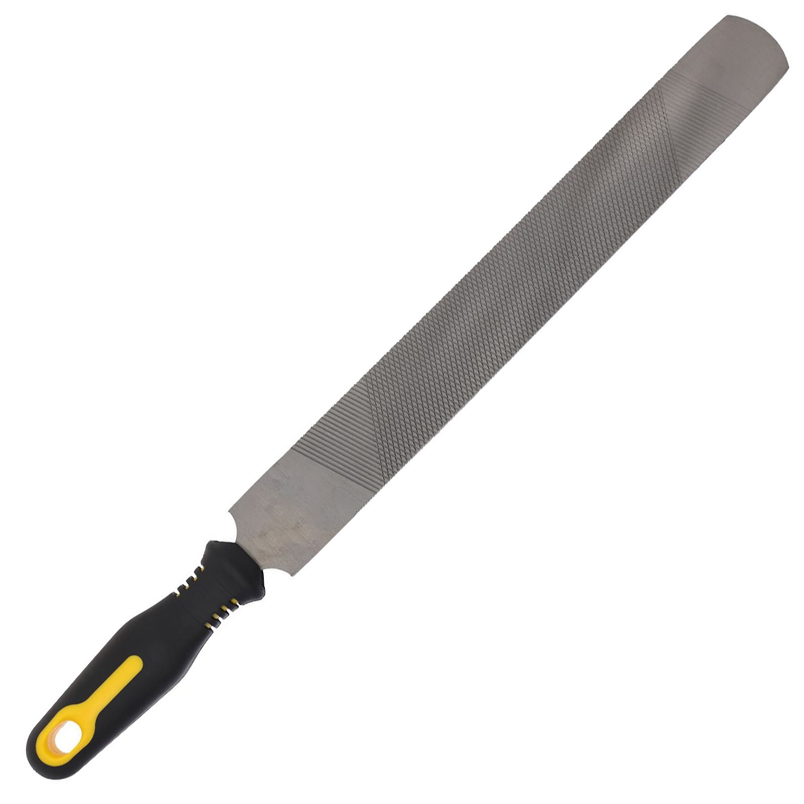metal file, hand file, rasp, flat file, double-cut