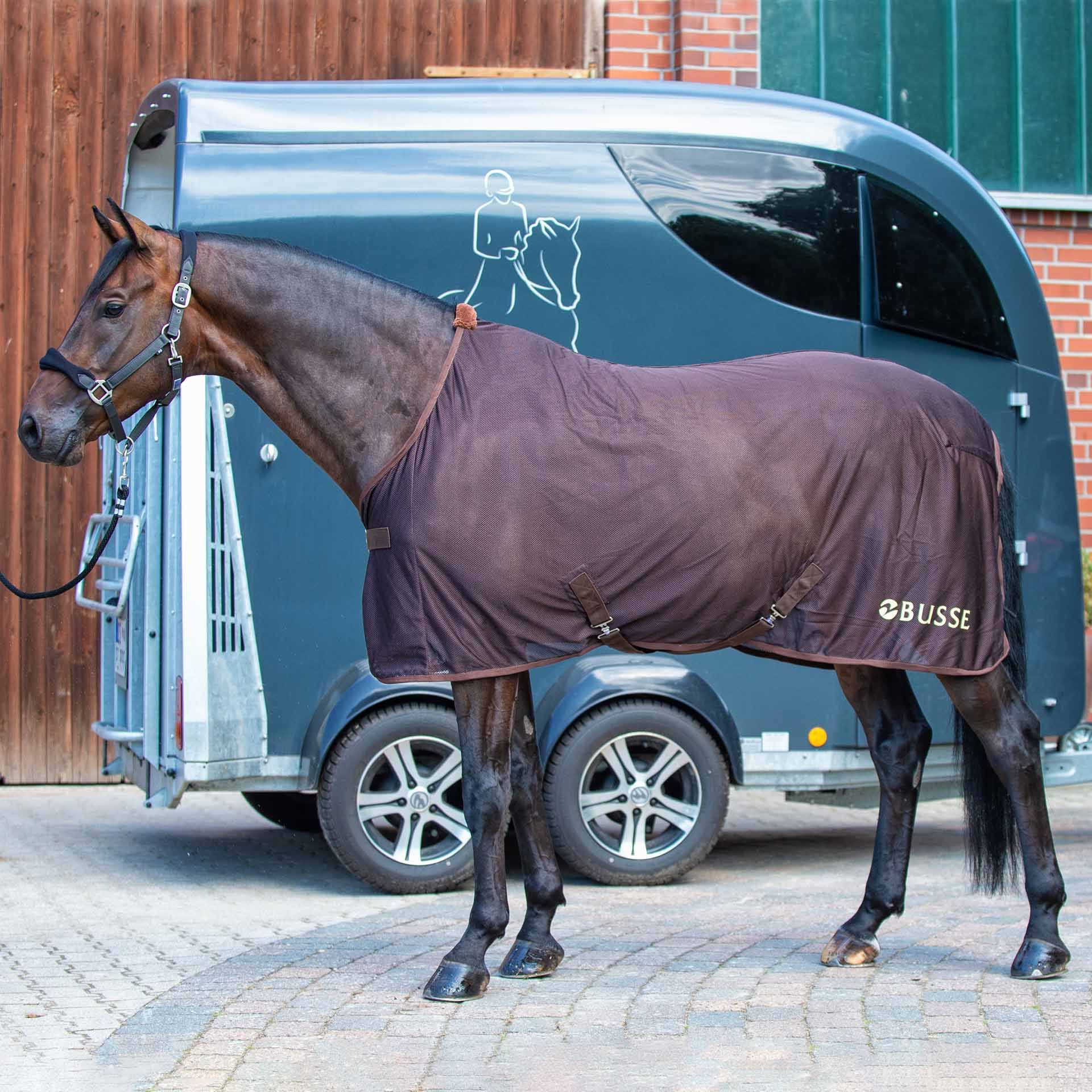 BUSSE Transport fly rug PROFESSIONAL II 125 brun