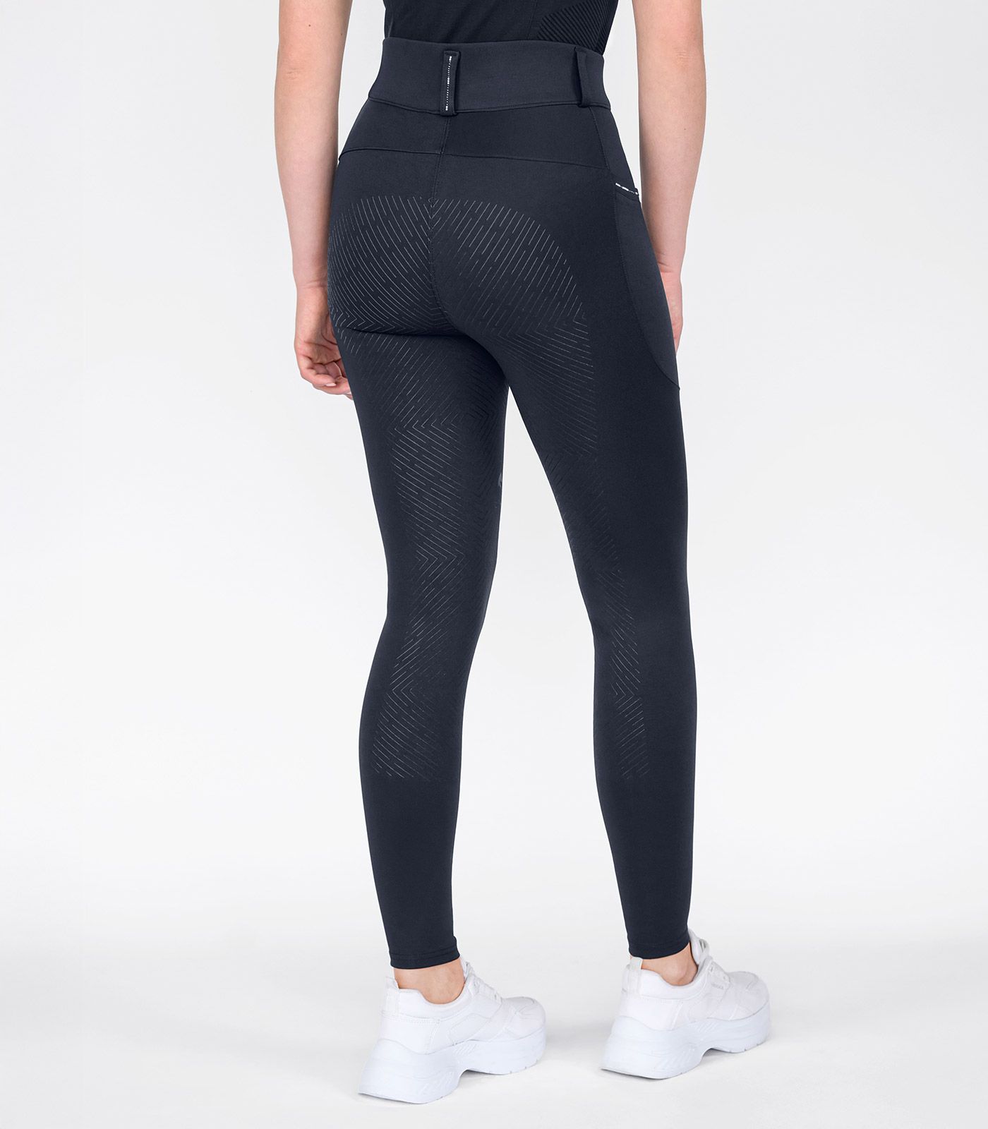ELT Reithose Romy Glam Damen, Hochbund und Vollbesatz, tiefblau