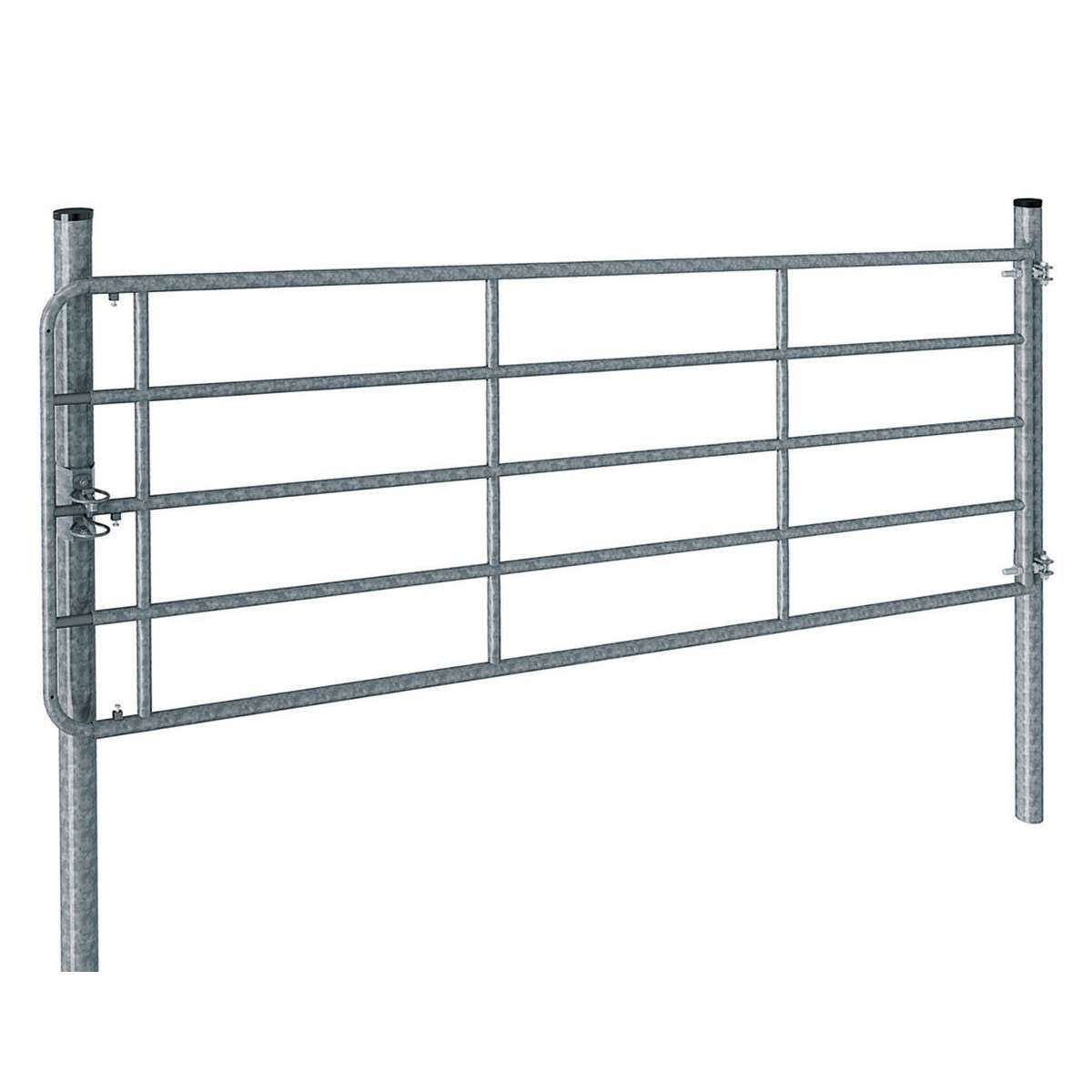 Piquet de barrière Kerbl pour portillon de pâture, 2 m, réglable, Ø 88 mm, vue de face