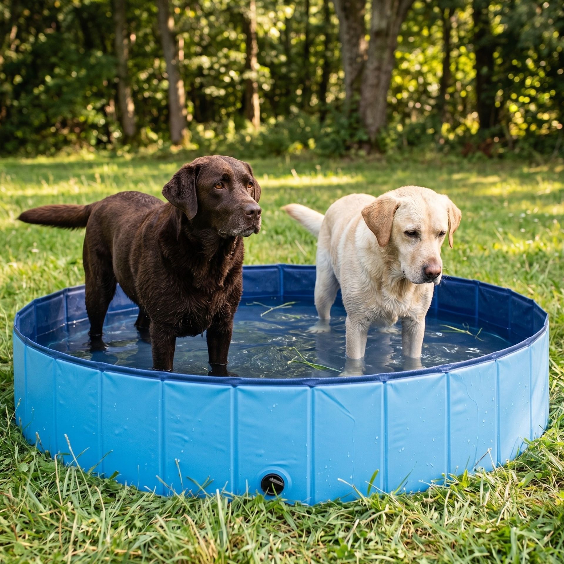 Hund, Labrador Retriever, Welpe, Becken, Outdoor