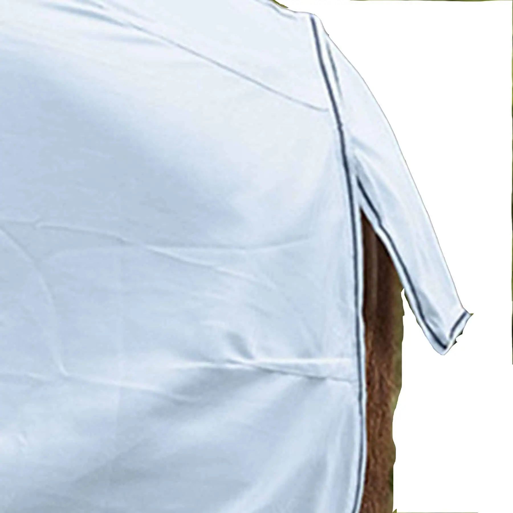 Waldhausen PROTECT Fliegenausreitdecke, feinmaschig, silbergrau/grau, hellblau/nachtblau, 125