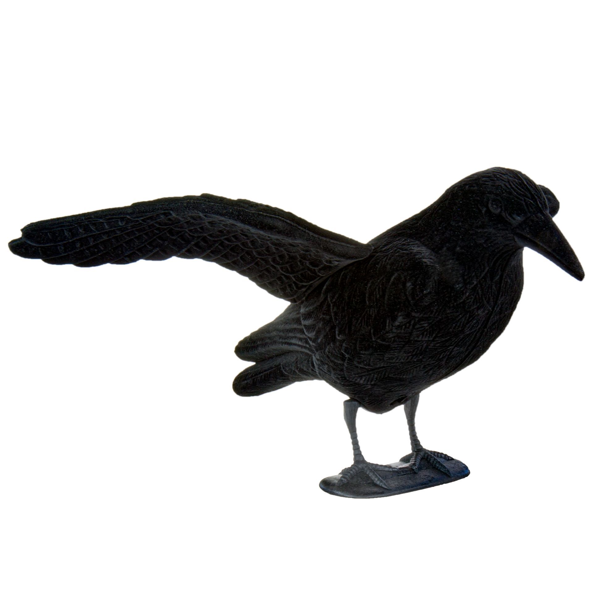 Leurre corneille floqué avec ailes