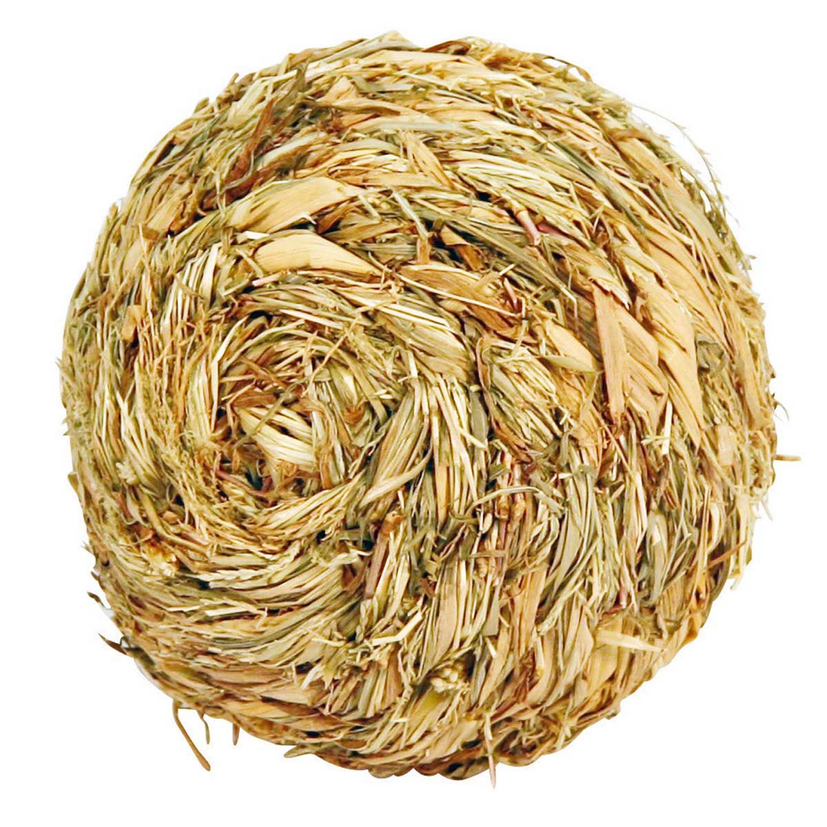 Bilă de iarbă naturală Kerbl pentru iepuri, Ø 13 cm, imagine ilustrativă