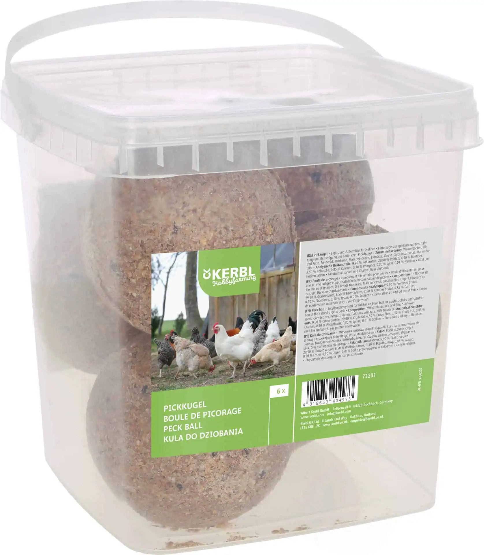 Picking ball for chickens (6 pieces)