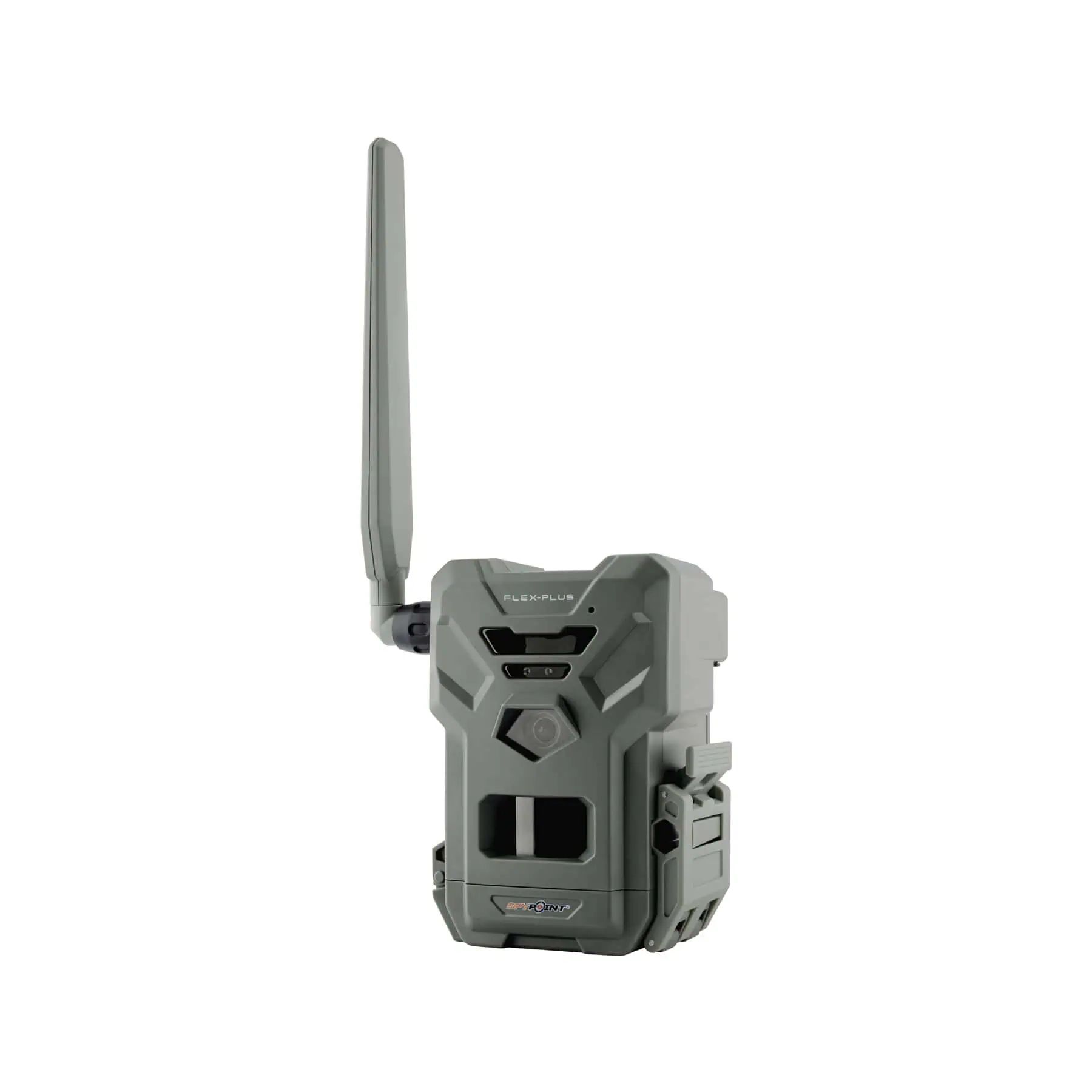 Spypoint FLEX-PLUS Cellular Trail Camera with Mobile Transfer, 36 MP, side view