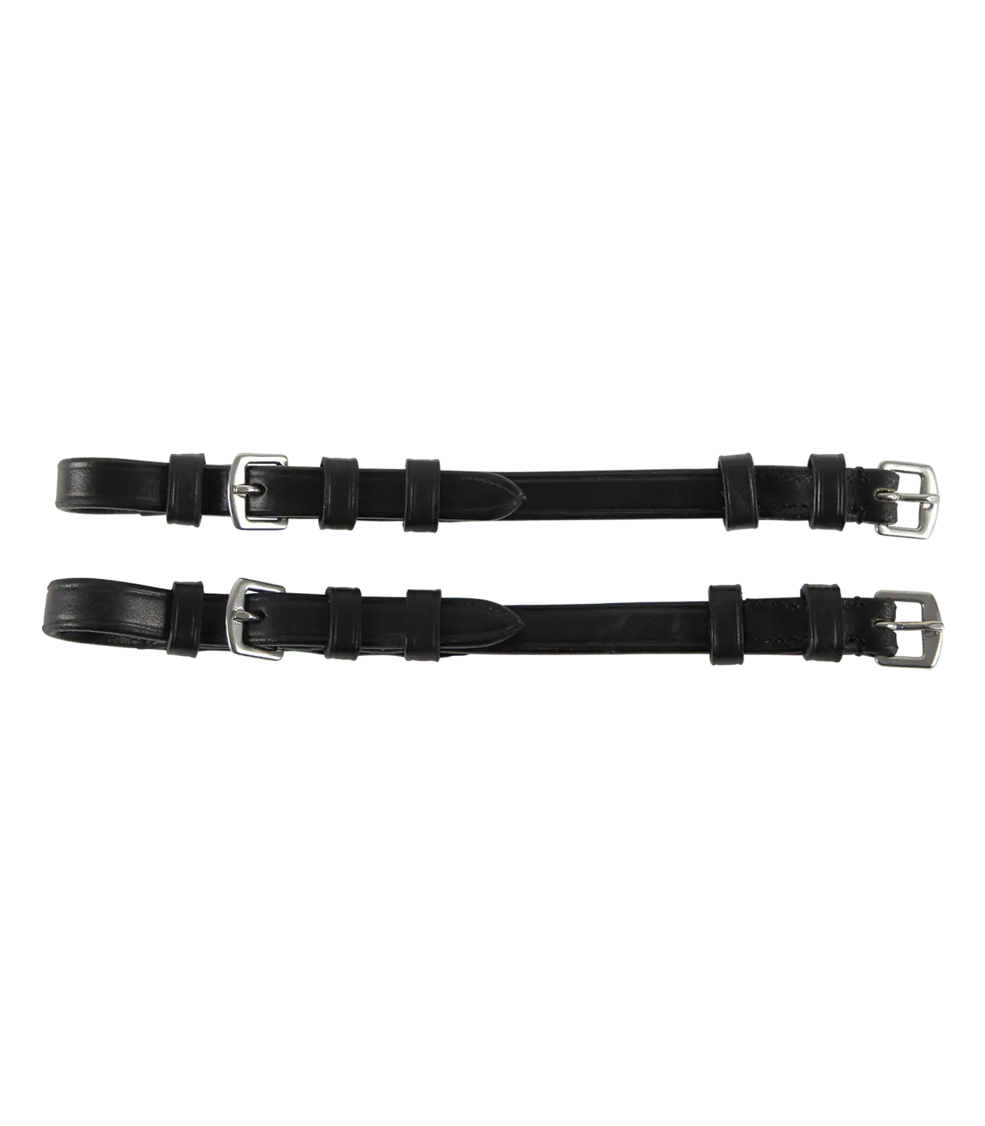 Waldhausen S-Line montants de joue, la paire, cuir européen, boucles inox, noir Cob
