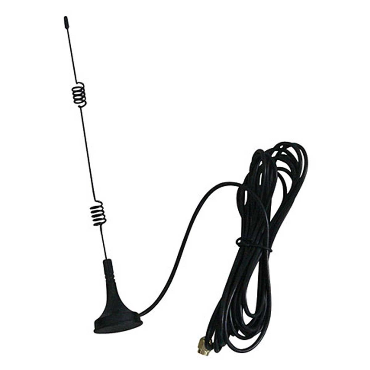 Kerbl Antenna con base magnetica per set telecamera rimorchio, cavo 1,5 m