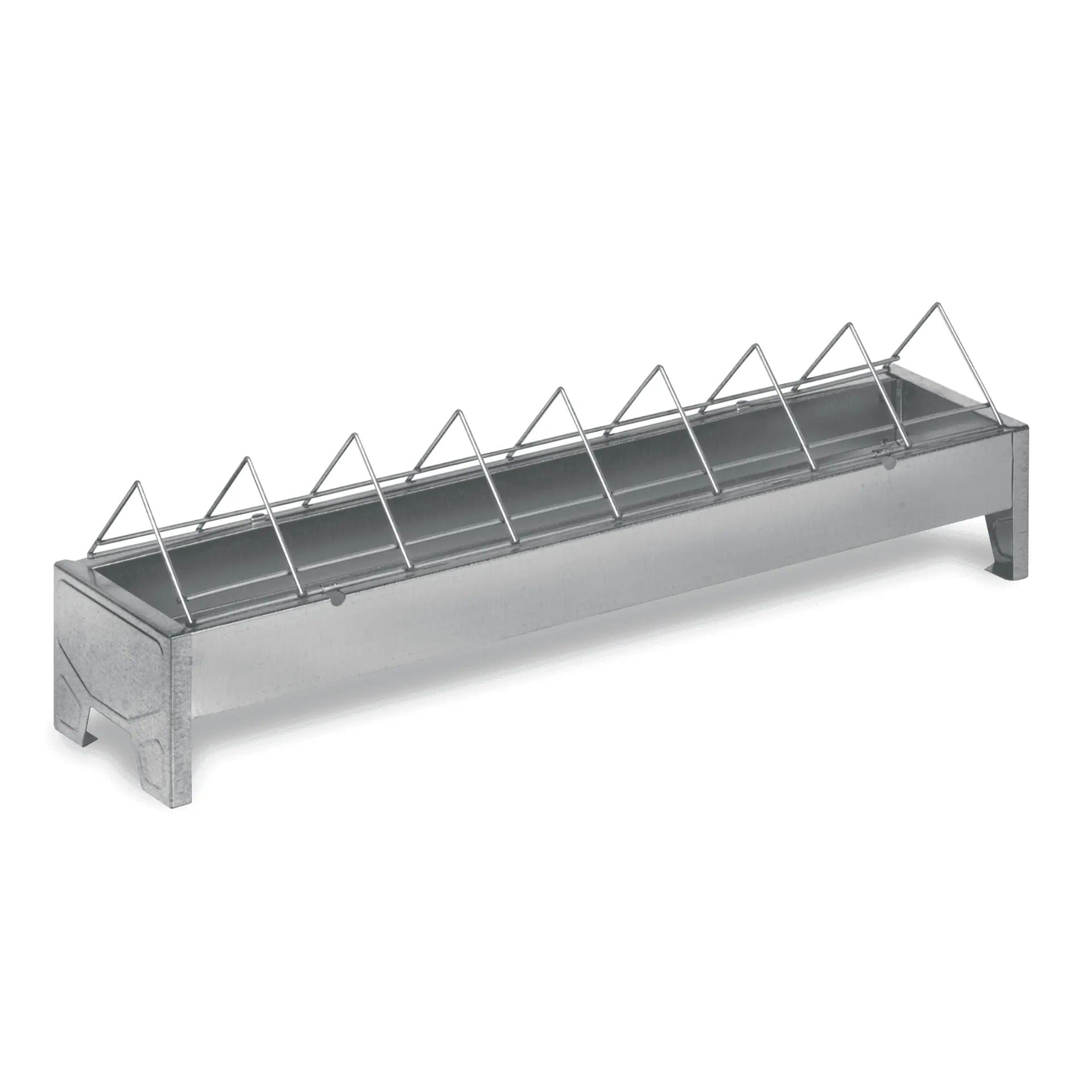 Agrarzone Mangiatoia per pulcini in metallo zincato 50 cm