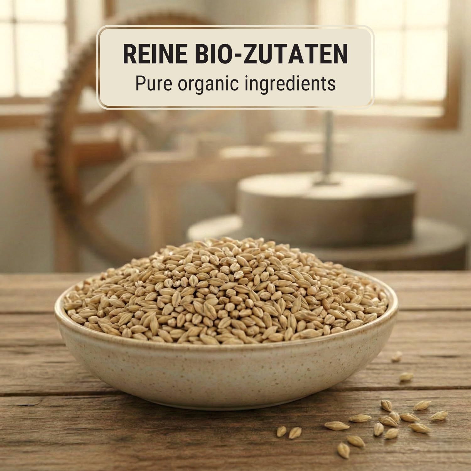 Agrarzone Bio Gerste 20 kg, Infografik