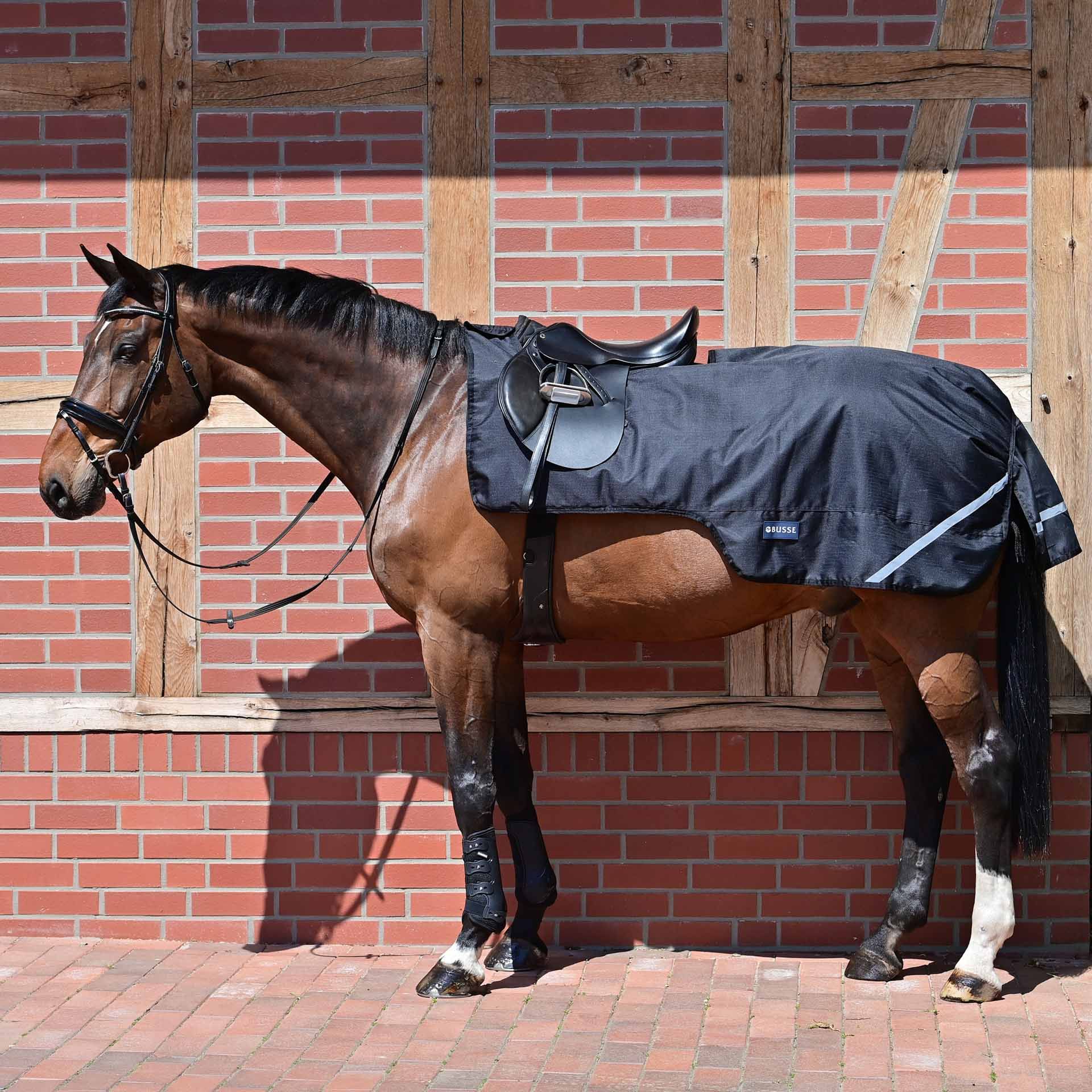 BUSSE Ausreitdecke RAINTRAINER 100 125 schwarz