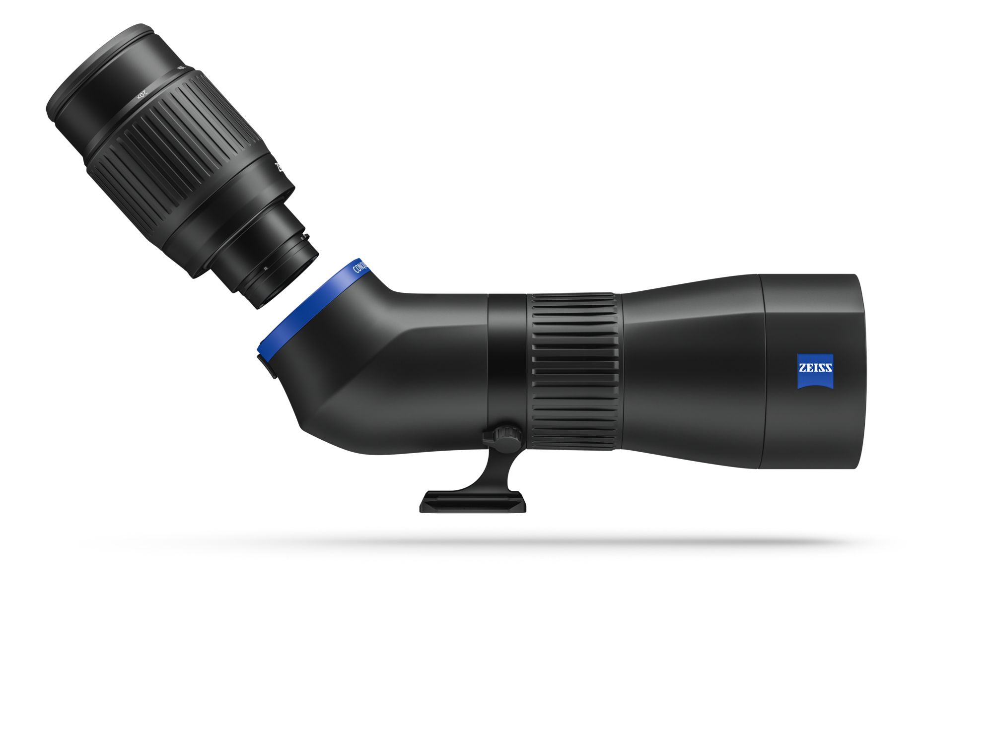 ZEISS Conquest Apia 65 Spotting Scope 20-50x65 with Angled Eyepiece, Compact