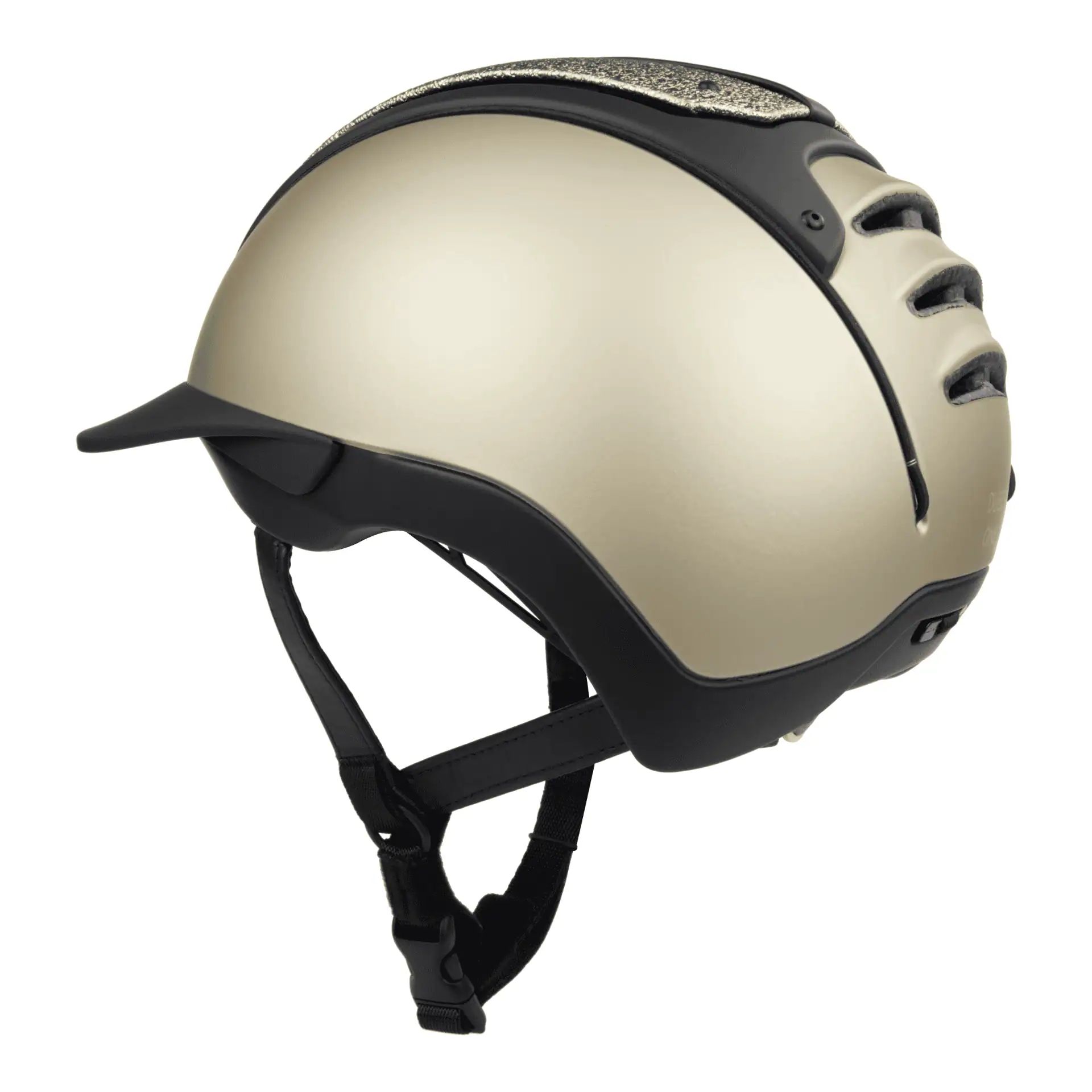 Casque d'équitation Casco Duell One Iconic, système Vario ajustable, Flair platinum S