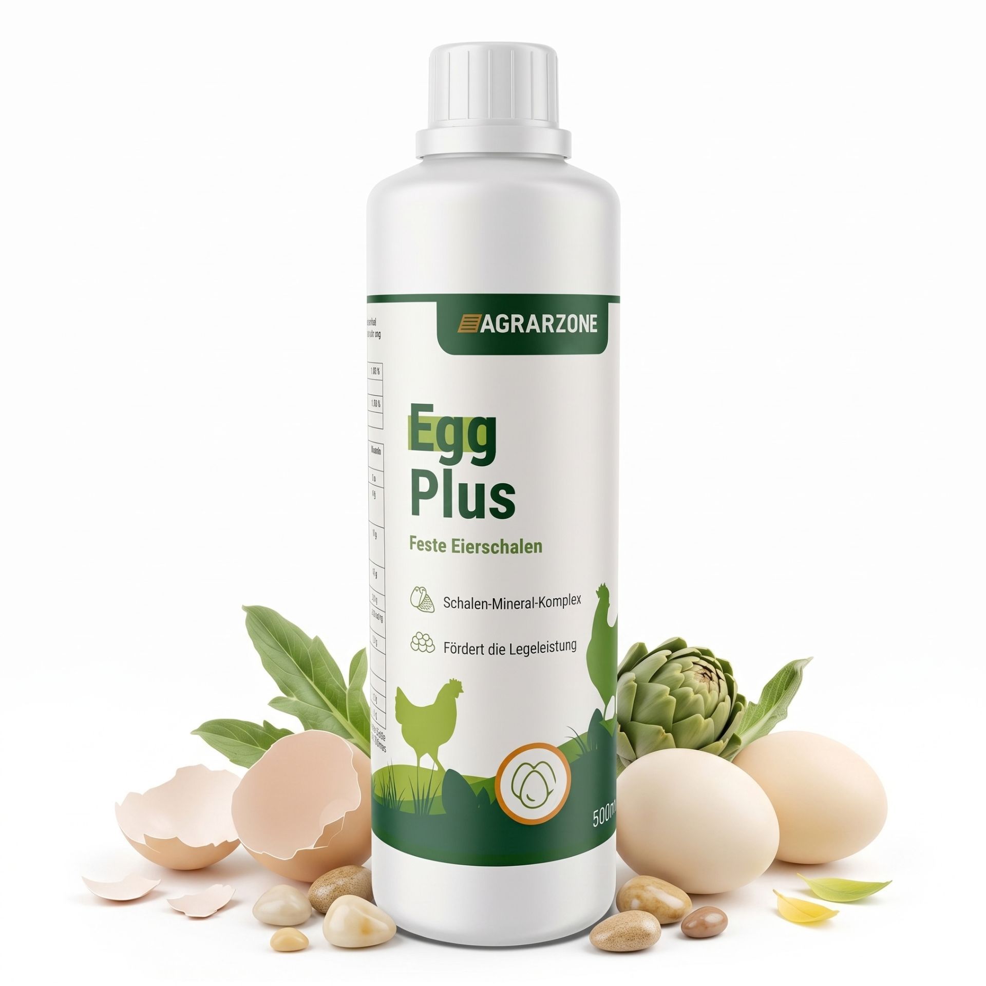 Agrarzone EggPlus kalcium kompletteringsfoder till höns, flytande, 500 ml
