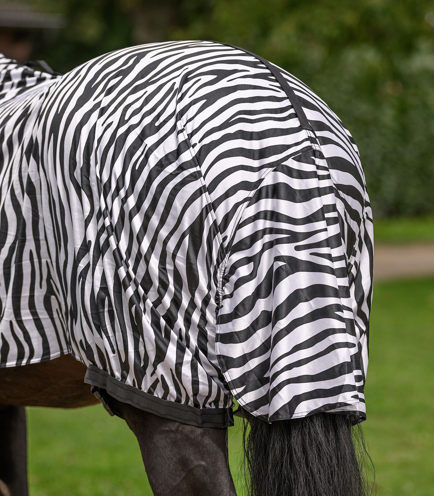 Waldhausen Ekzemerdecke Zebra Premium, atmungsaktiv & insektenabweisend, Rückansicht
