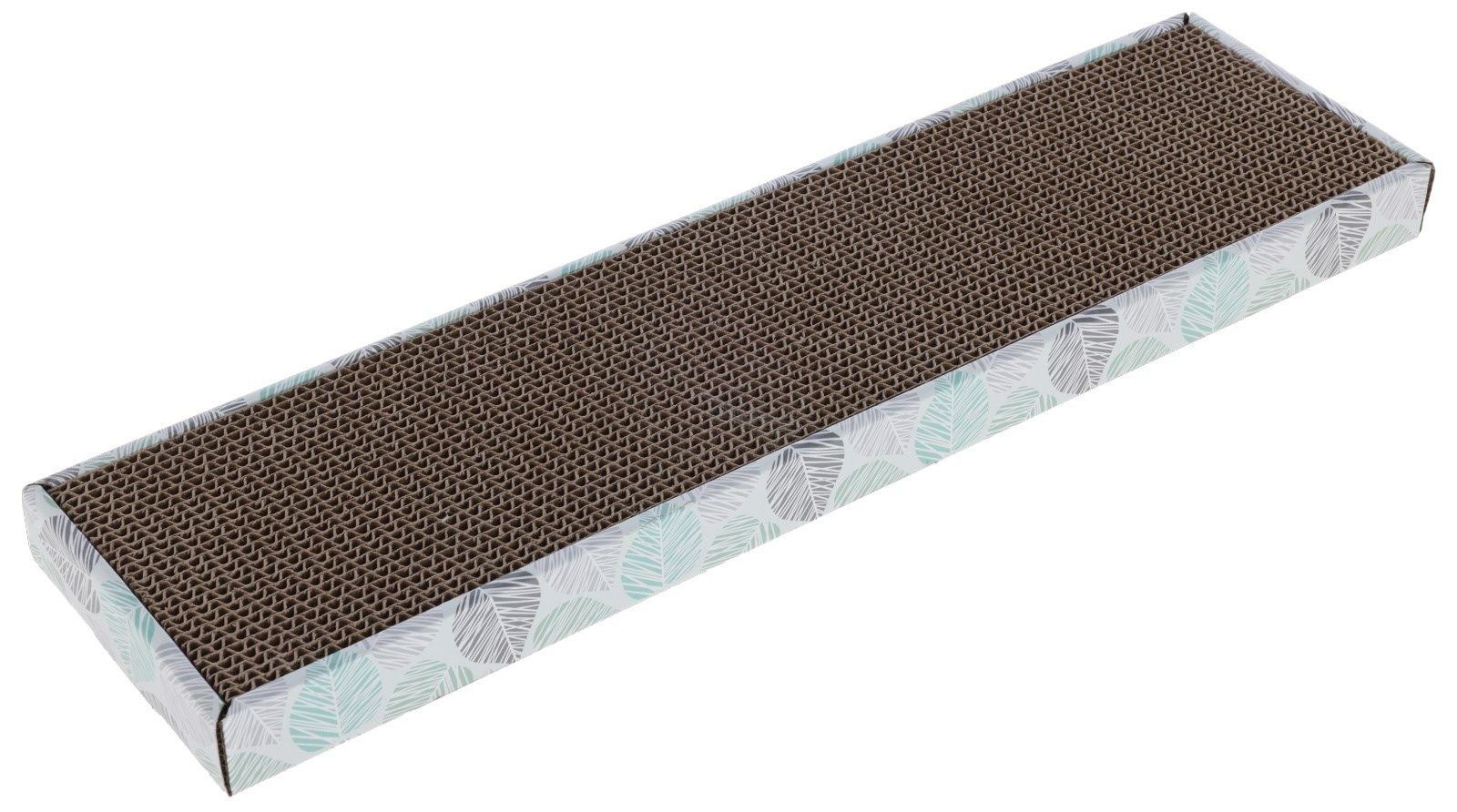 Kerbl Katt-Klösbräda Flat av wellpapp, med CatNip-påse, 46 x 12 cm