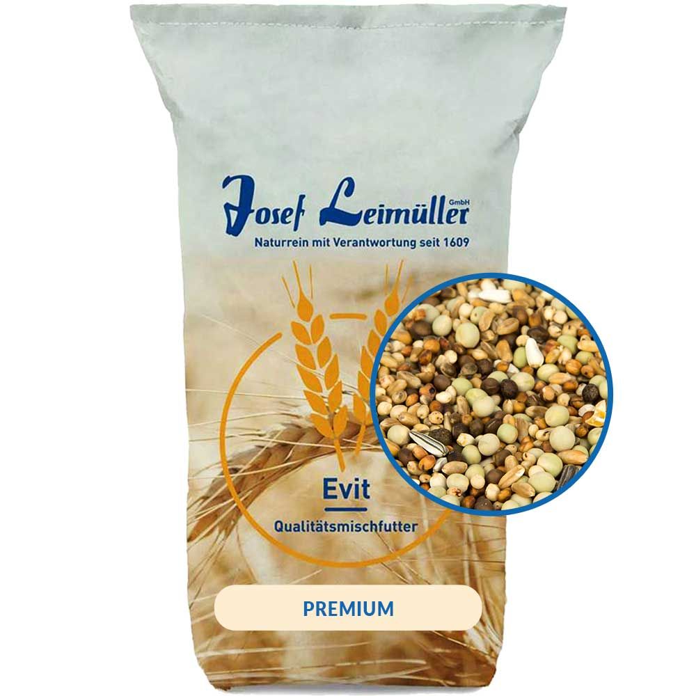 Bag of Josef Leimüller Evit Premium quality feed mix with whole grains